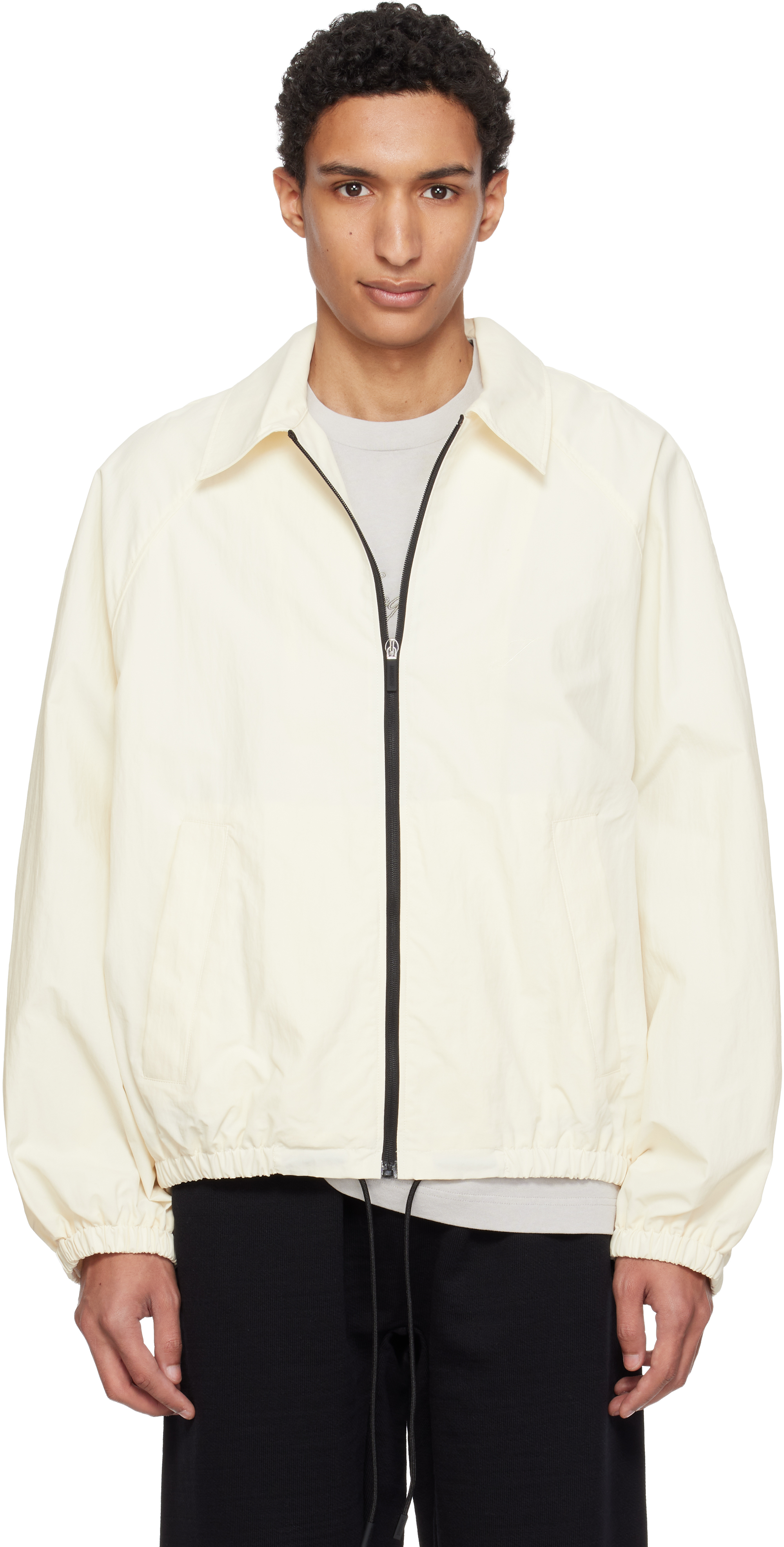 JACQUEMUS: オフホワイト 'The Windbreaker' ジャケット | SSENSE 日本