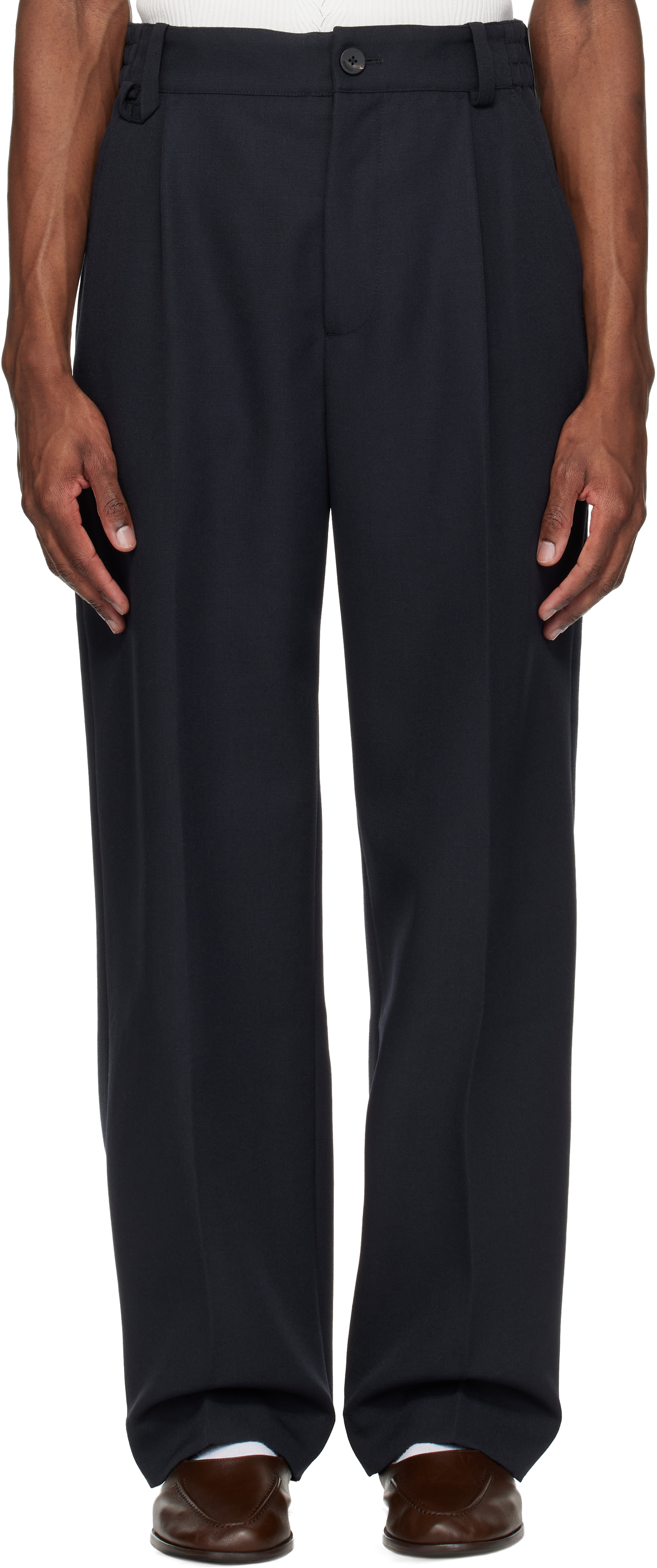 JACQUEMUS Black La Casa 'Le pantalon Marzio' Trousers | Smart Closet
