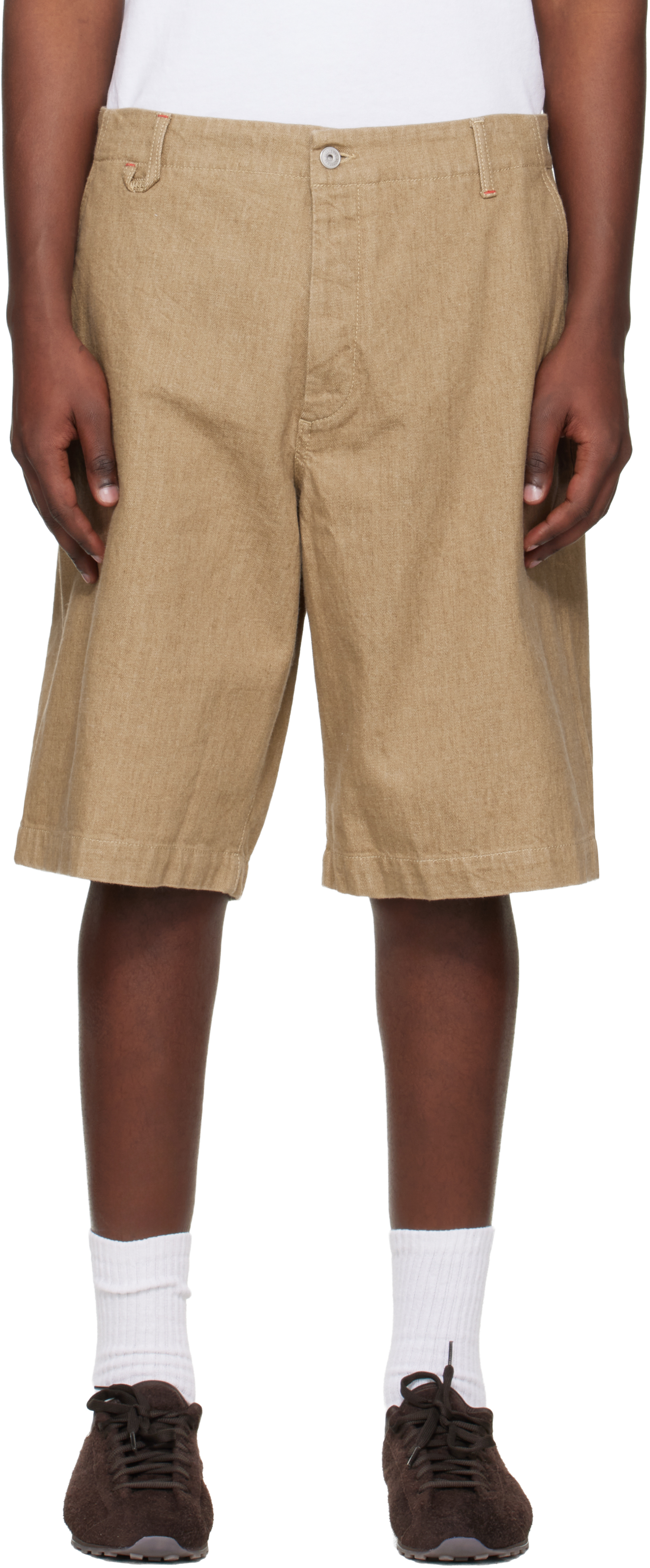 JACQUEMUS: ベージュ 'Le Short De-Nimes Pastro' デニムショート