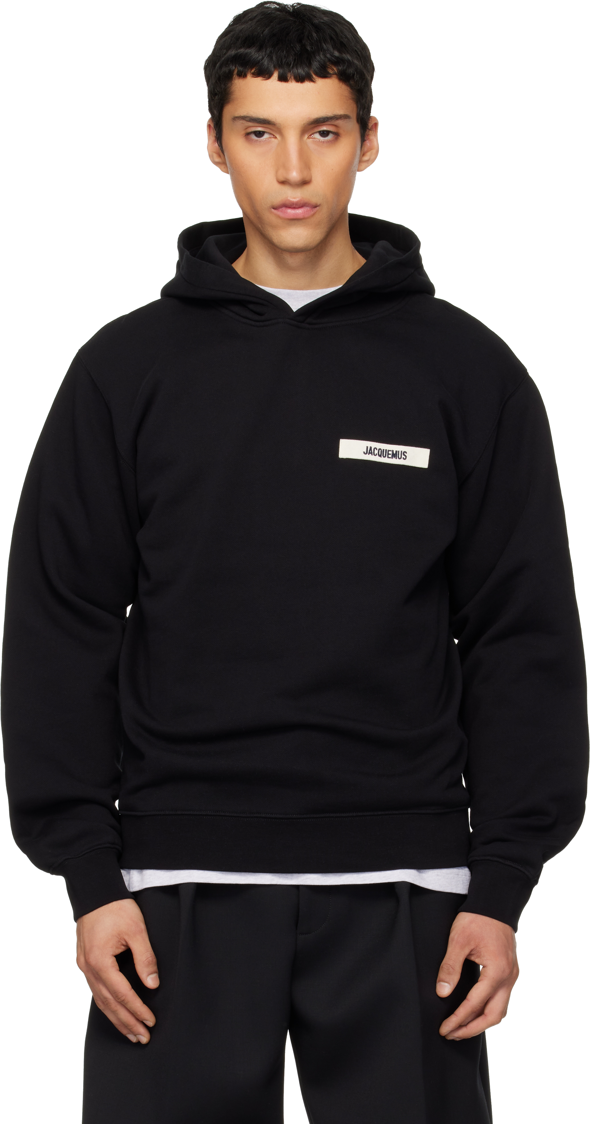 jacquemus Les Classiques コレクション Black Les Classiques 'The Gros Grain' Hoodie by JACQUEMUS on Sale