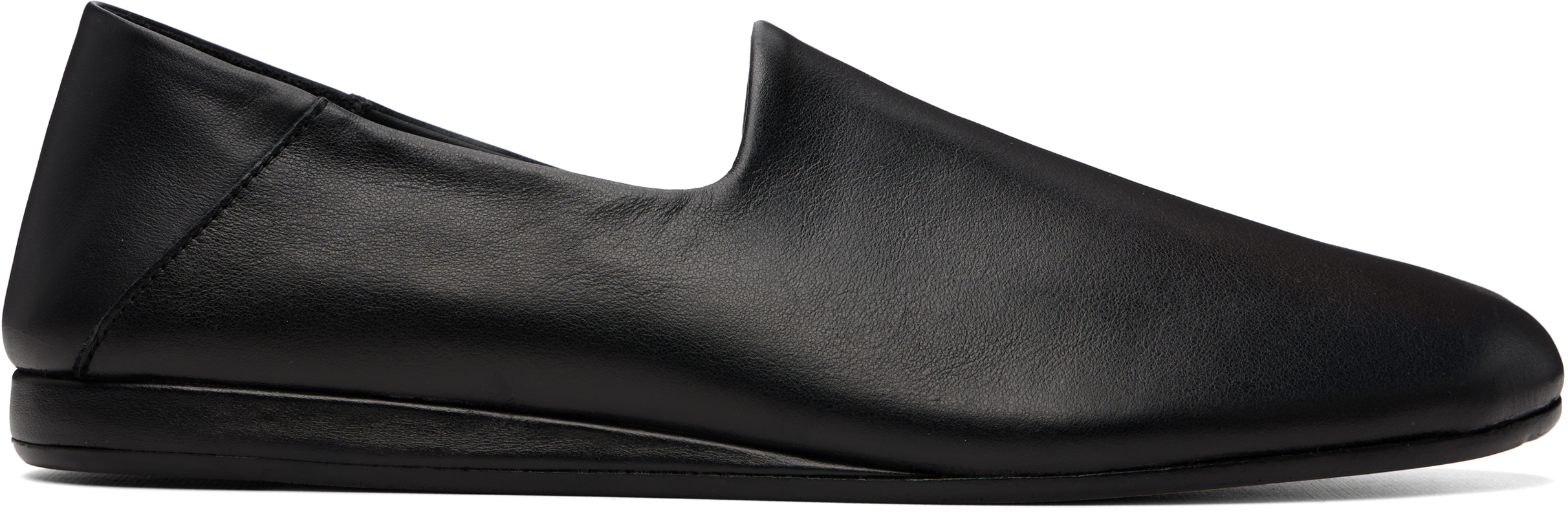 Black 'The Slippers' Loafers by JACQUEMUS on Sale