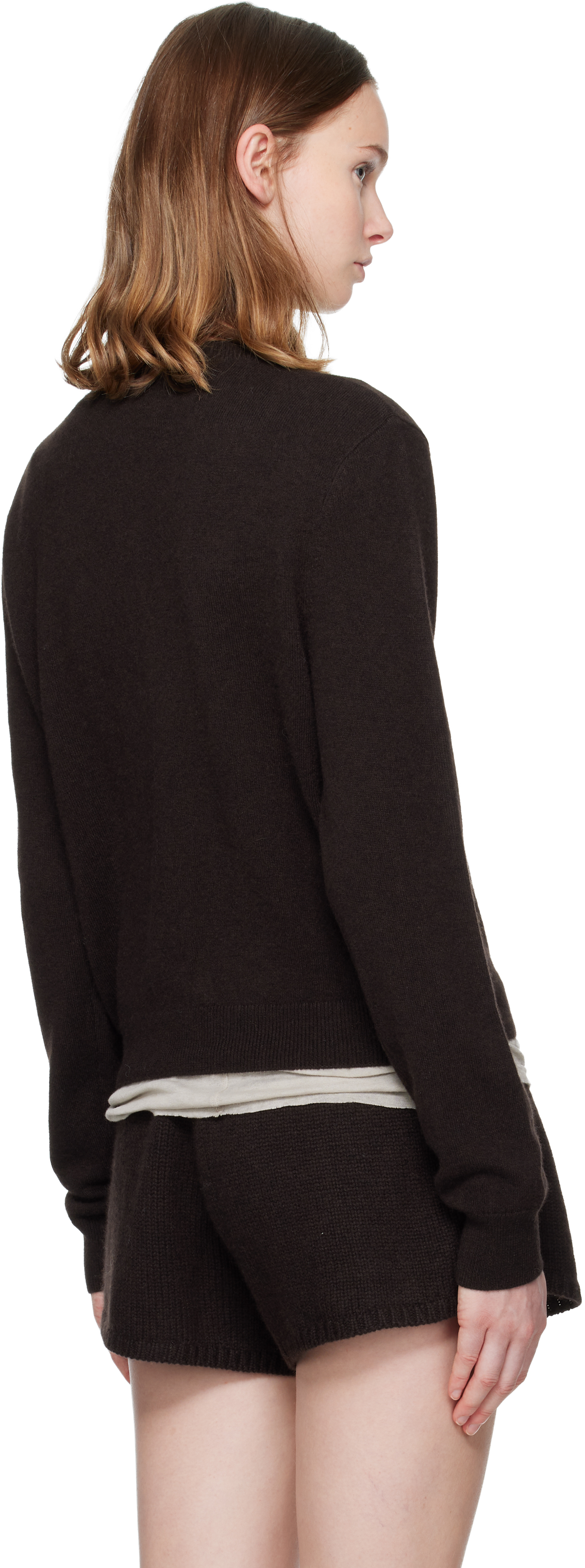 Lisa Yang Button-up Cashmere Cardigan In Brown