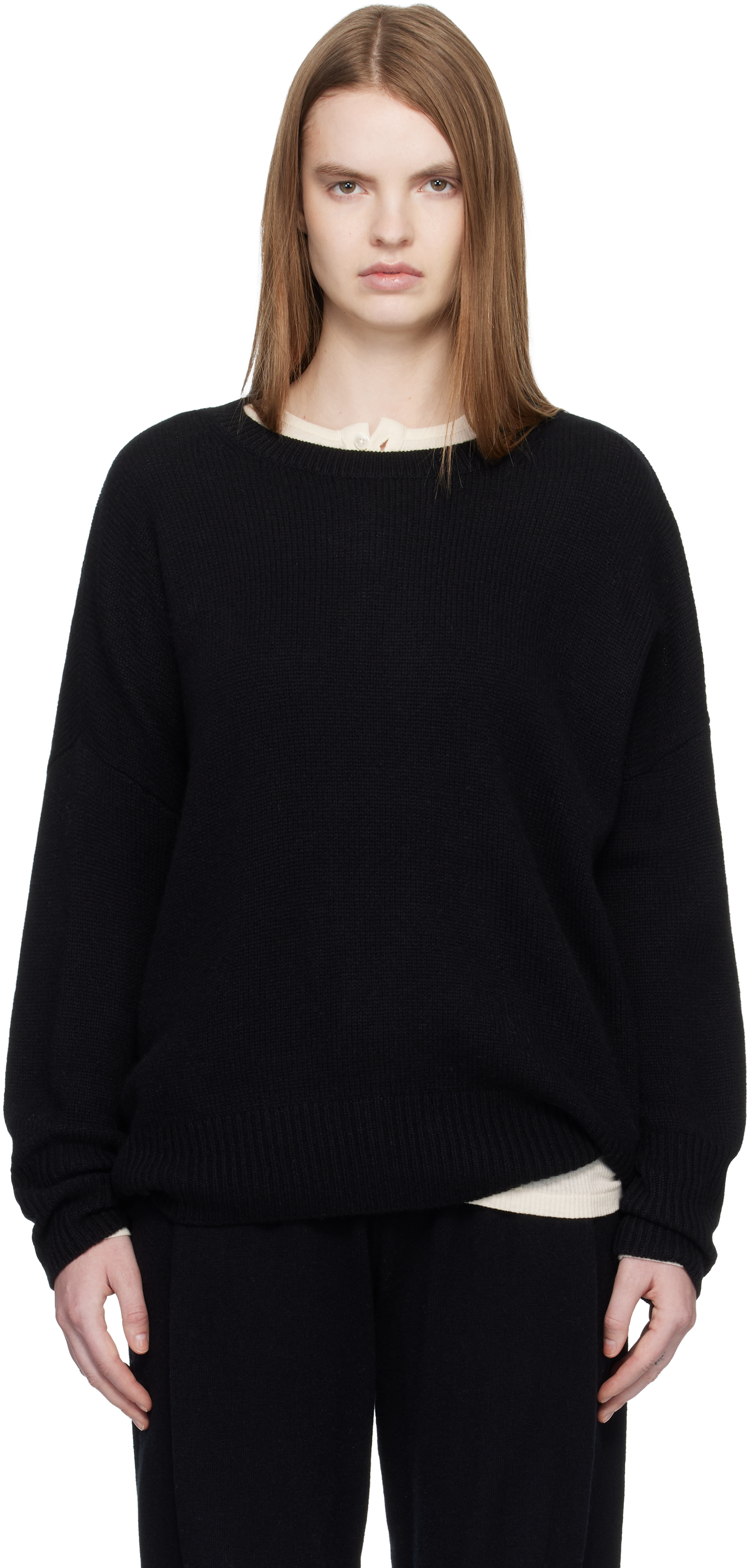 LISA YANG Black 'The Mila' Sweater