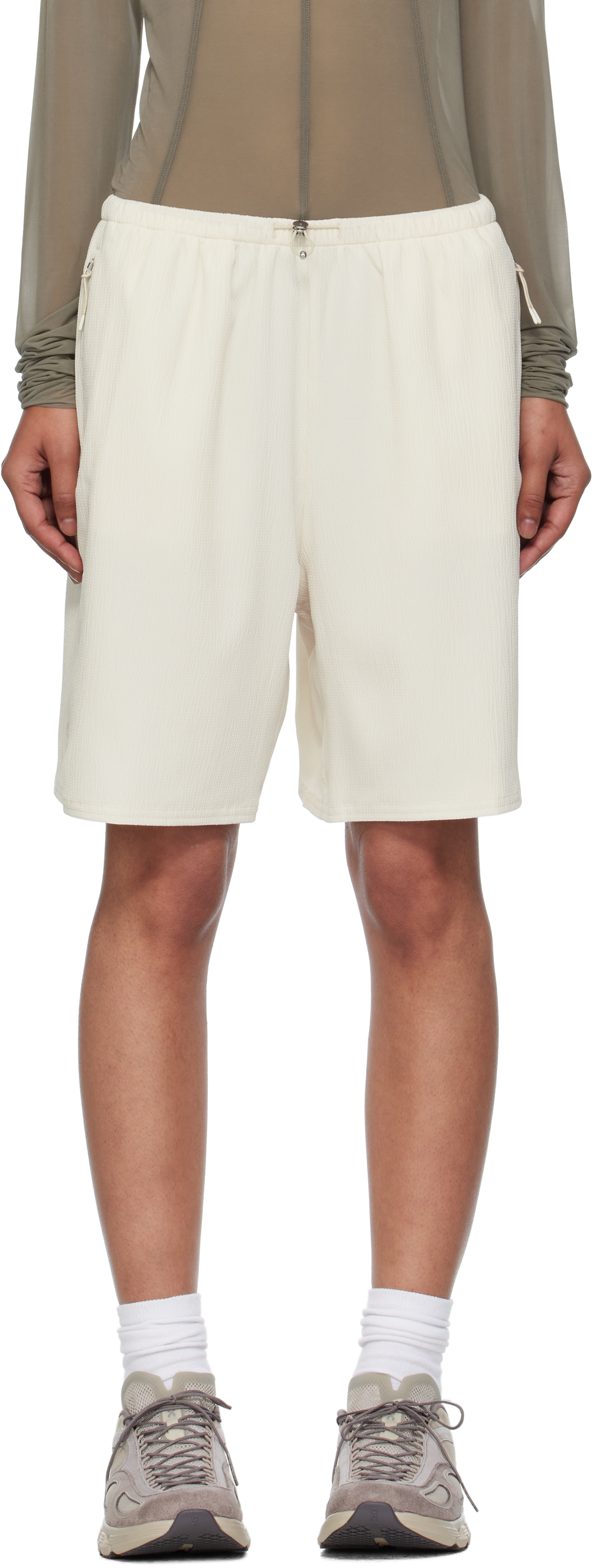 On Off-white Zendaya Editi Basketball Shorts In White