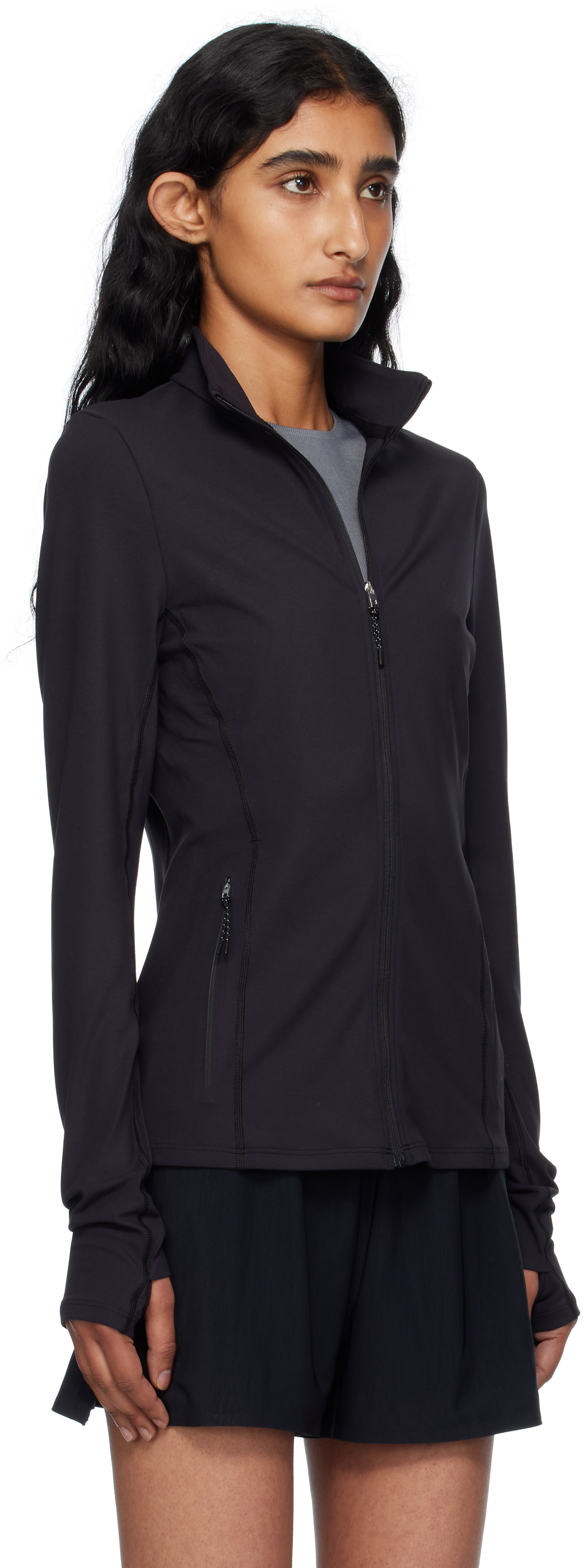On Black Zendaya Editi Fitted Jacket In Blue