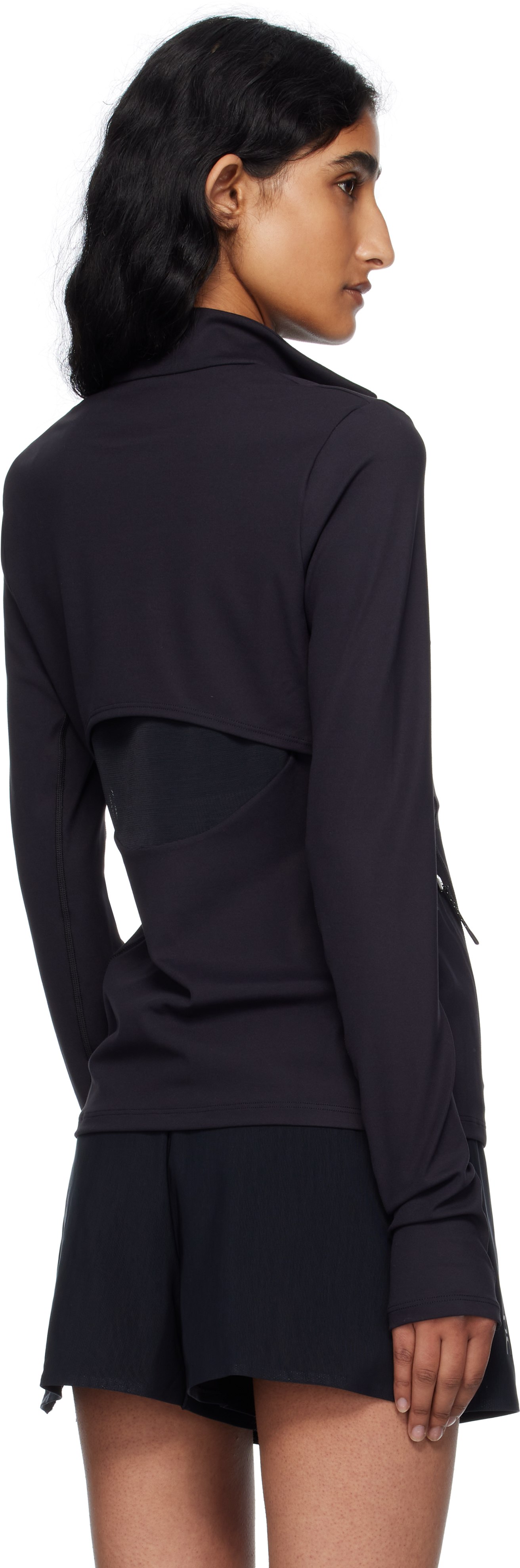 On Black Zendaya Editi Fitted Jacket In Blue