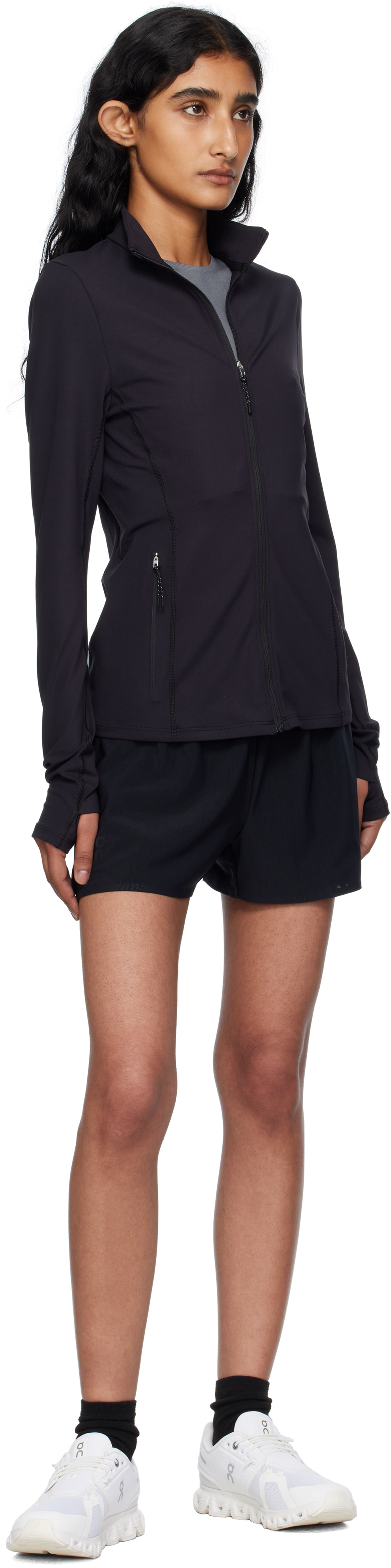 On Black Zendaya Editi Fitted Jacket In Blue