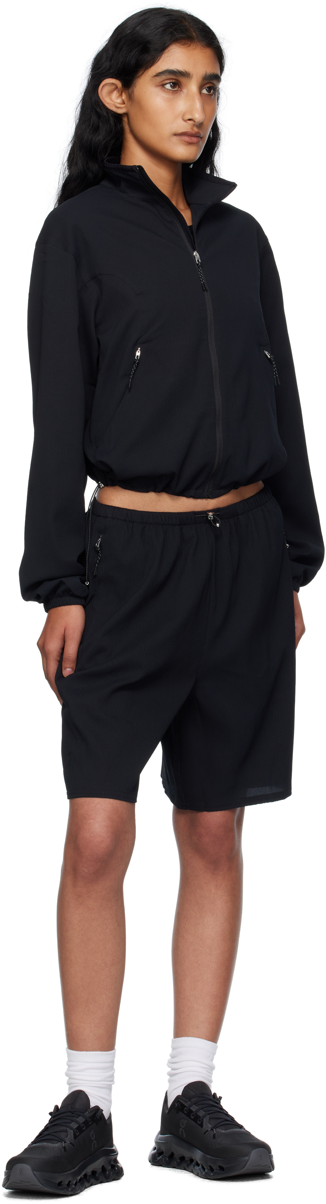 On Black Zendaya Editi Track Jacket In Black