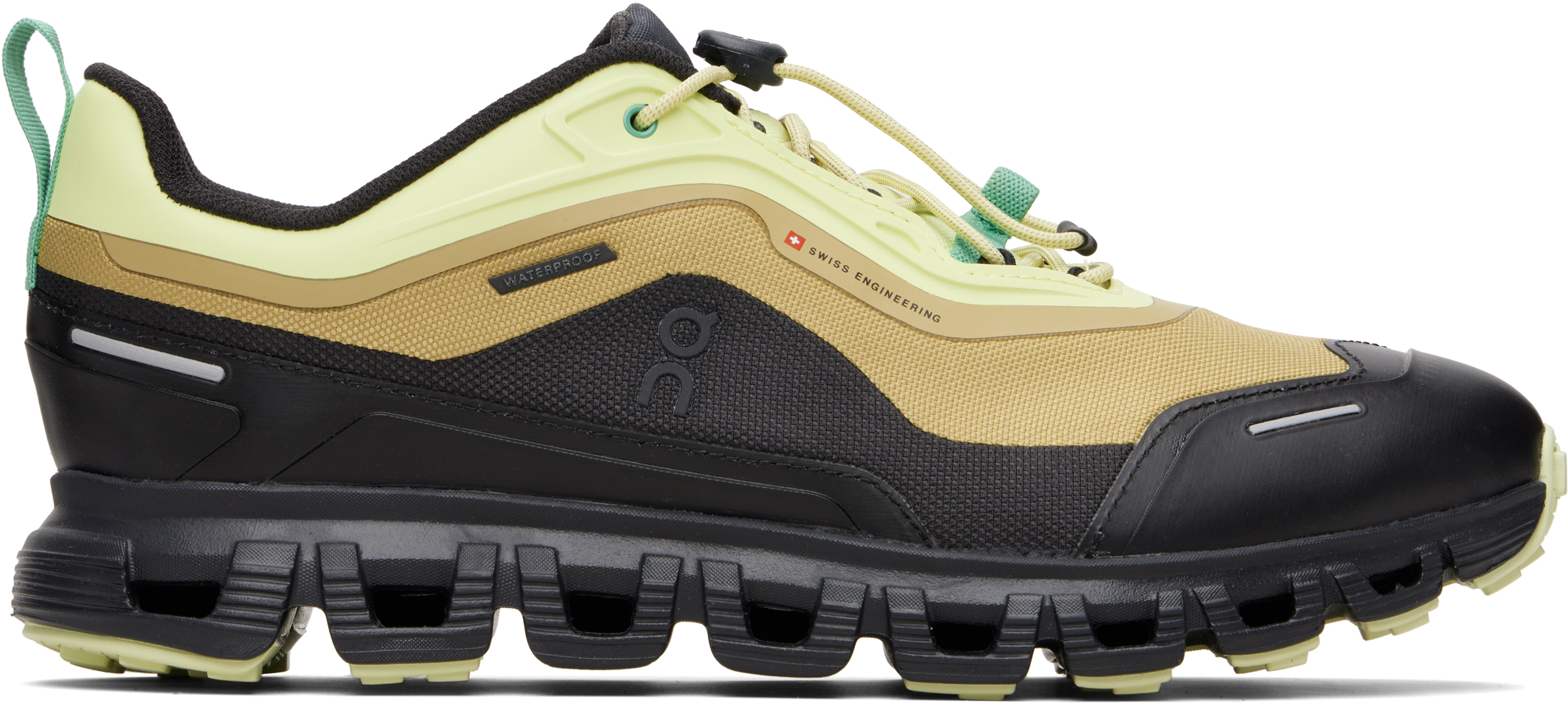 Khaki & Black Cloud 6 Geo Waterproof Sneakers