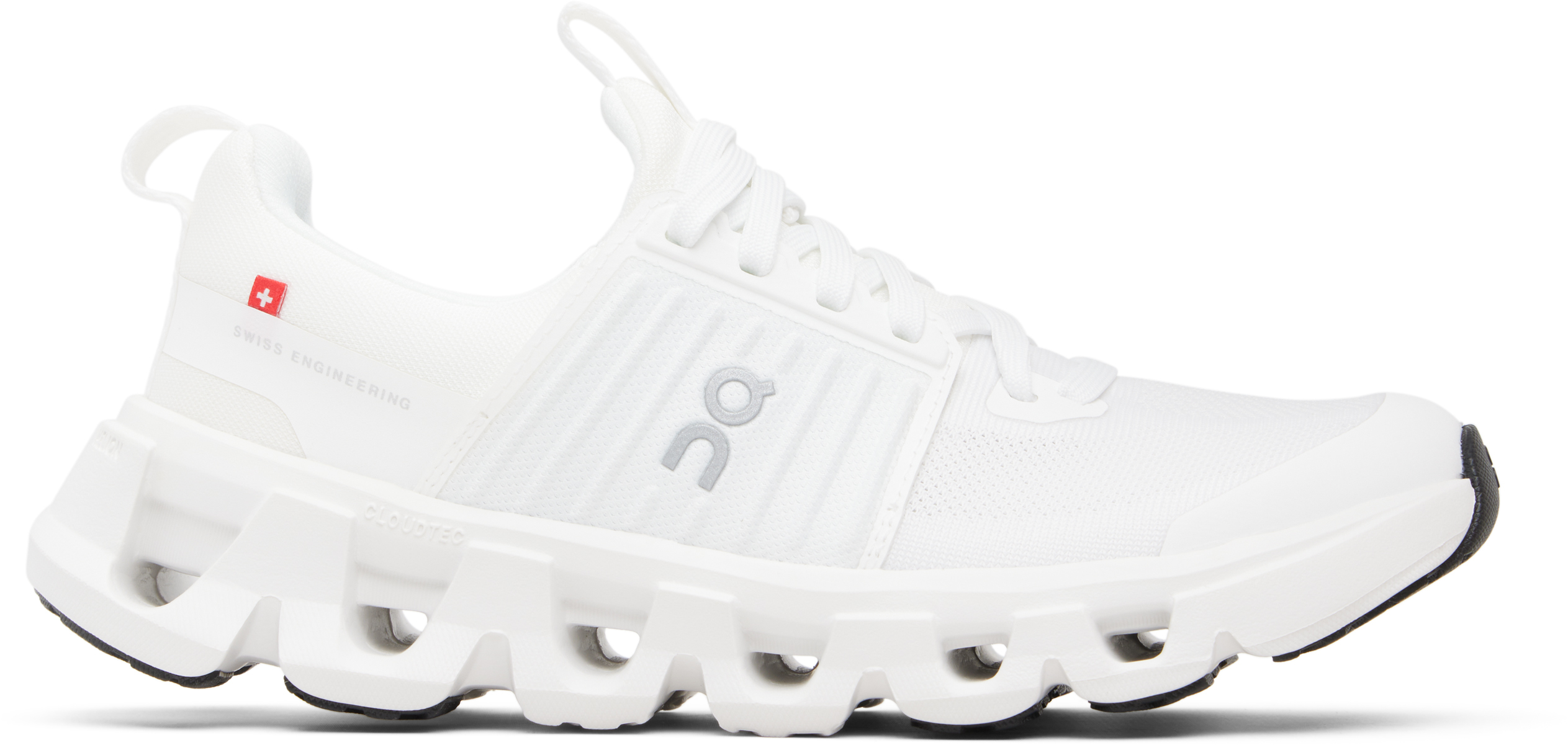 Big Kids White Cloudswift Sneakers by On on Sale