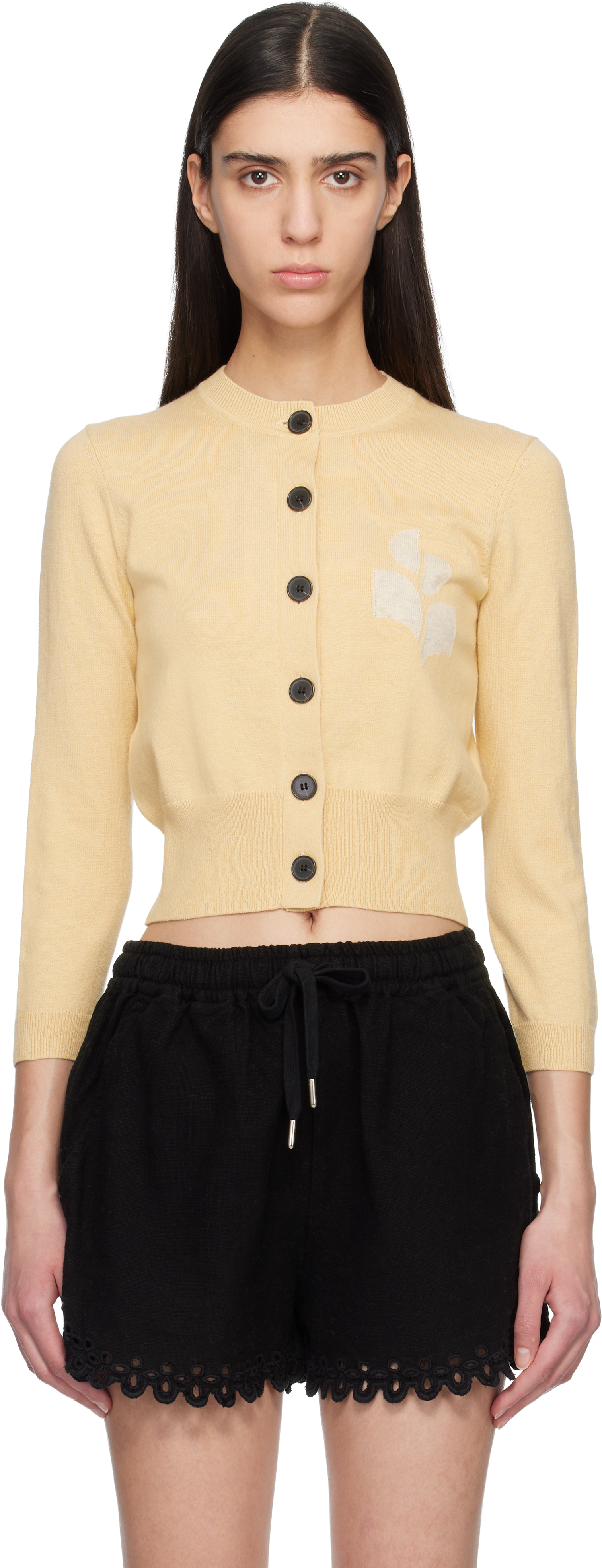 Isabel Marant Etoile Yellow Newton Cardigan