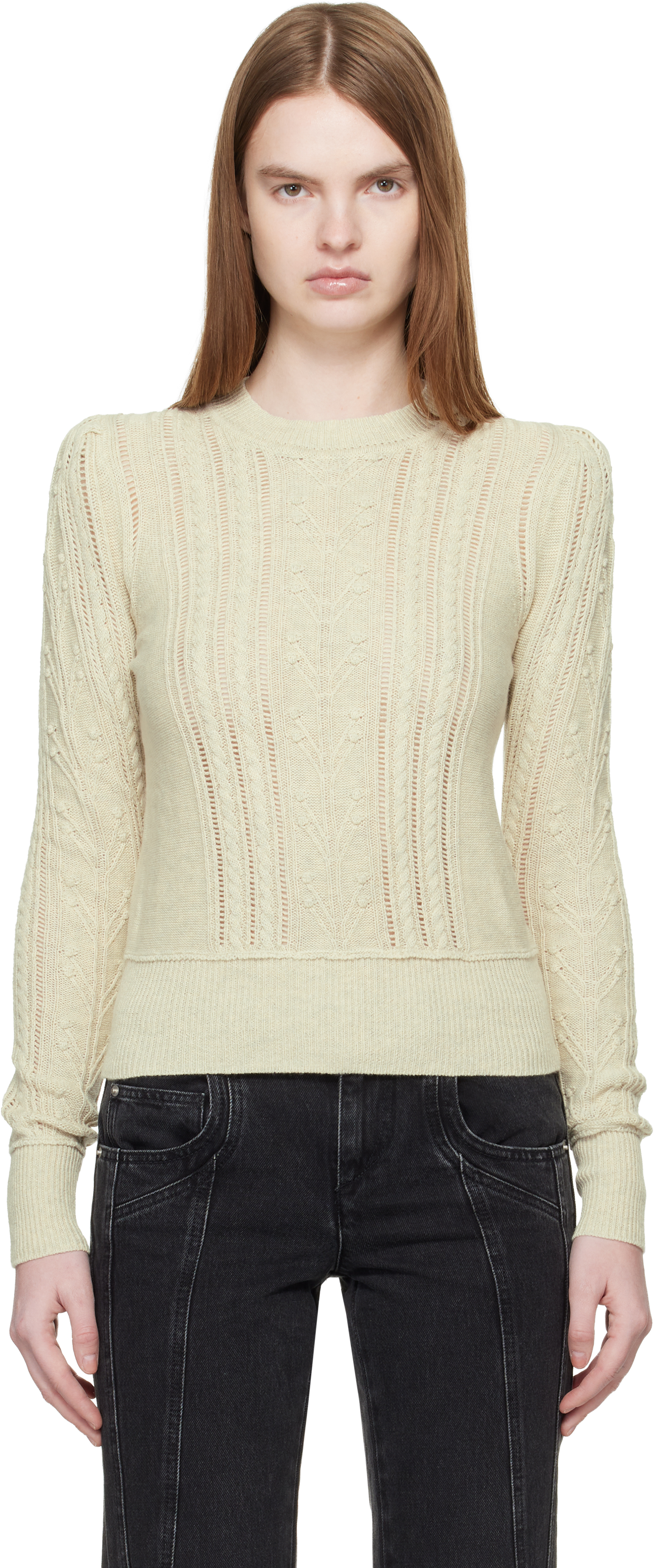 Isabel Marant Etoile: Off-White Kayln Sweater | SSENSE