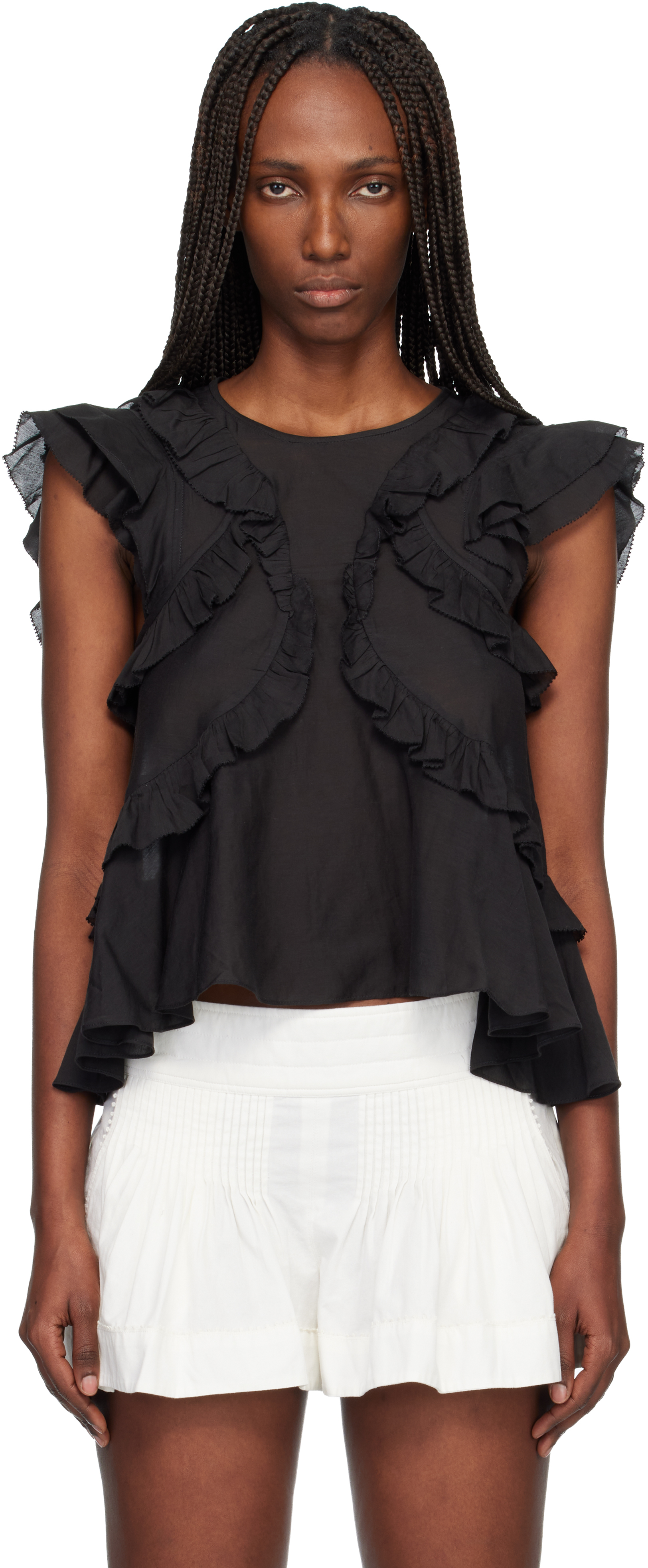 Isabel Marant Étoile Black Nalou Blouse