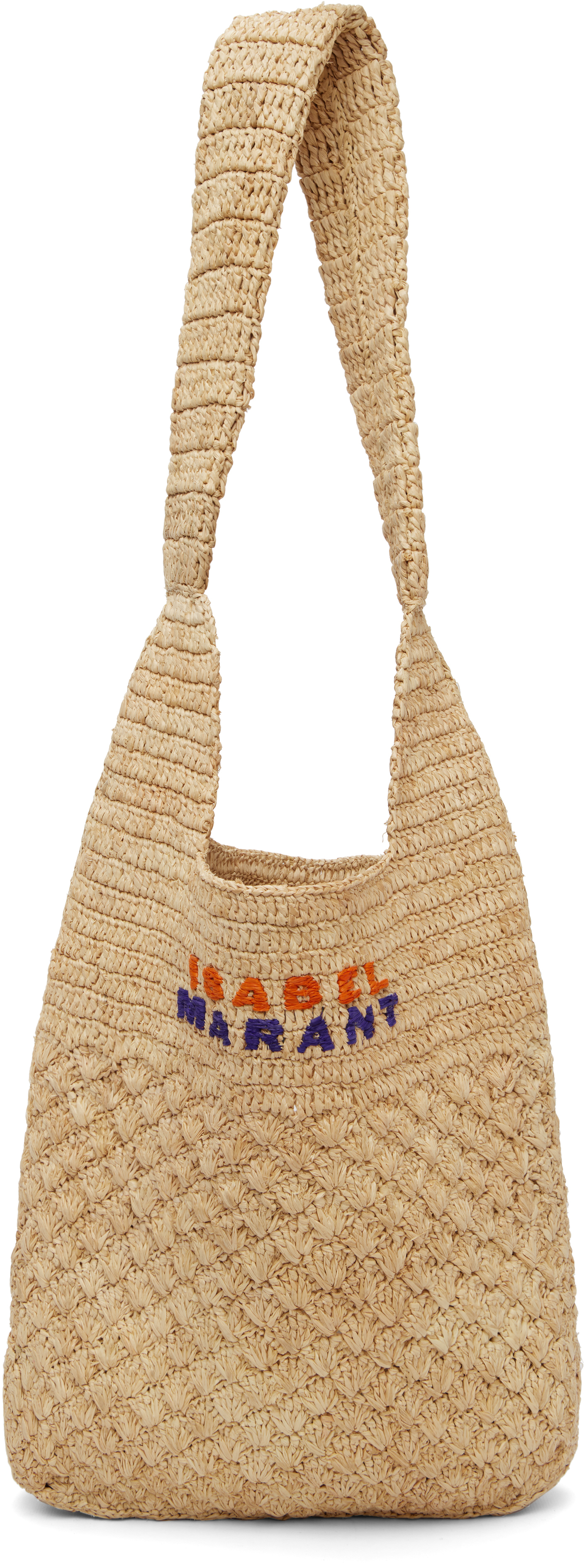 Beige Praia Small Tote by Isabel Marant on Sale