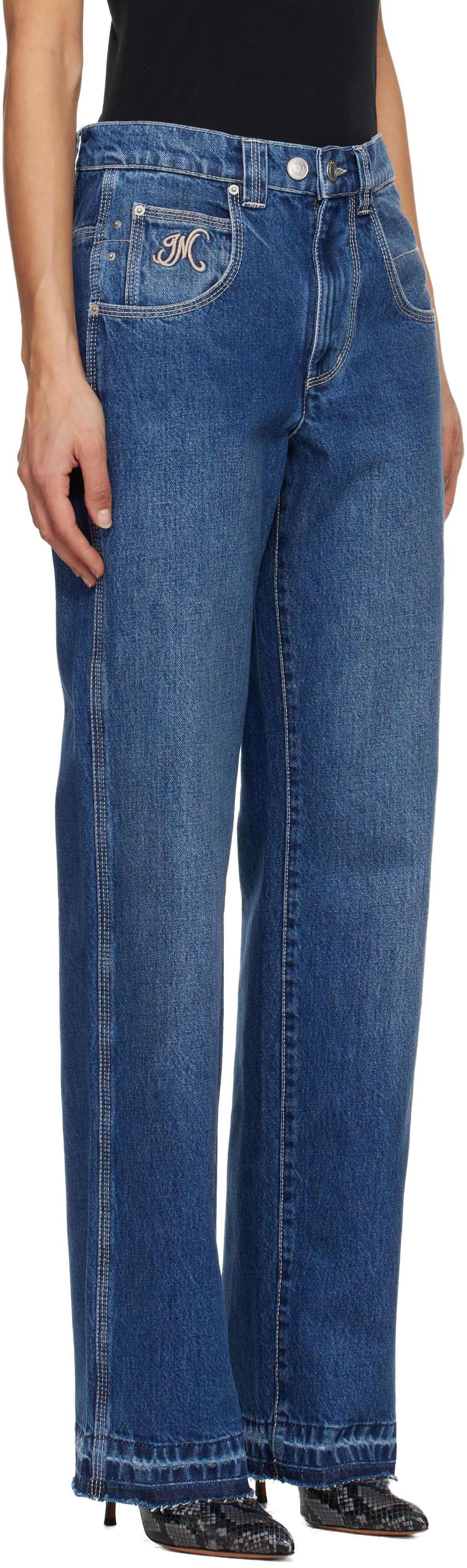 Isabel Marant Blue Jeyda Jeans In Blue