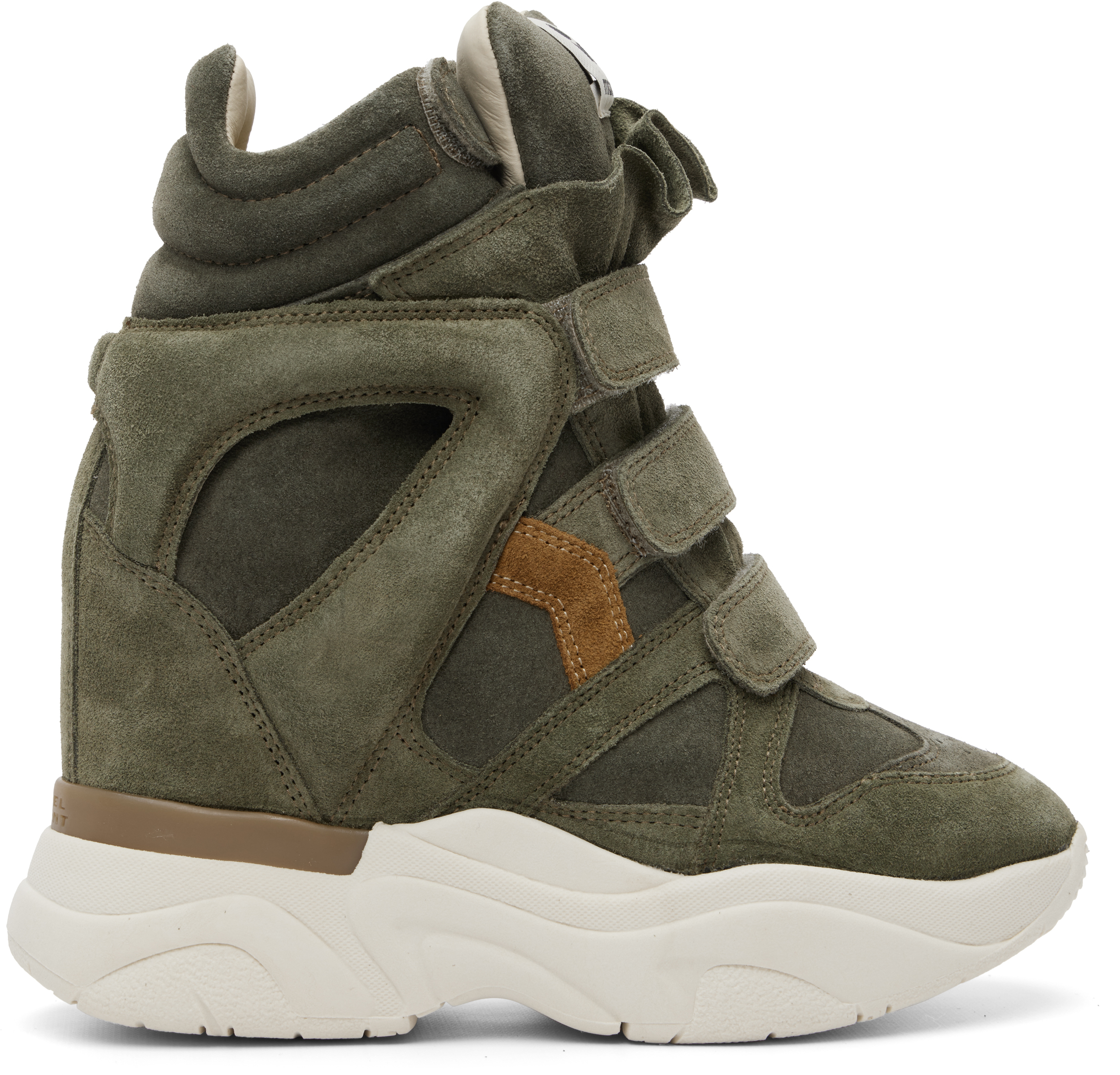 Isabel Marant Khaki Balskee Sneaker