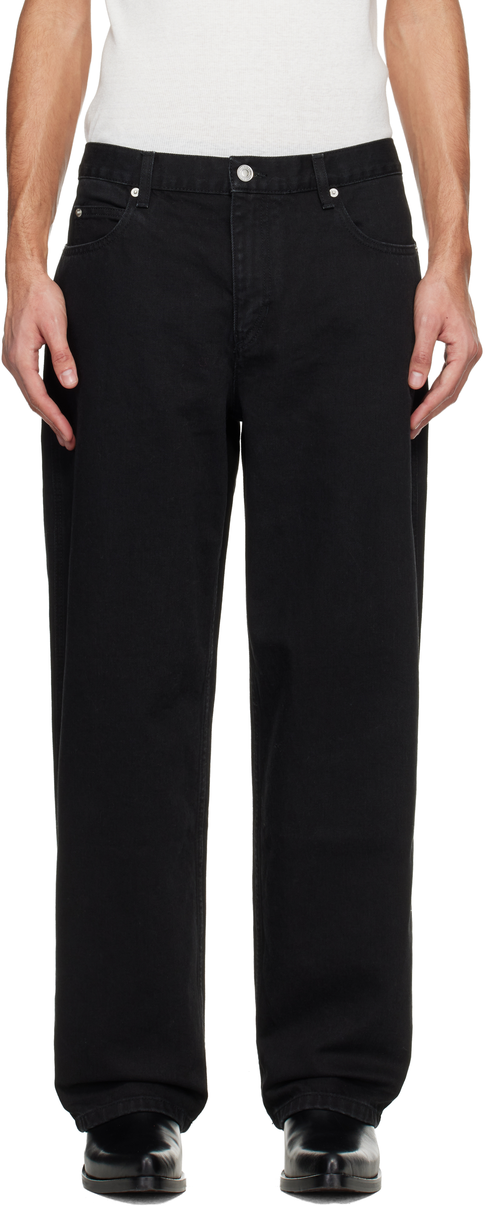 Isabel Marant: Black Jorjey Jeans | SSENSE