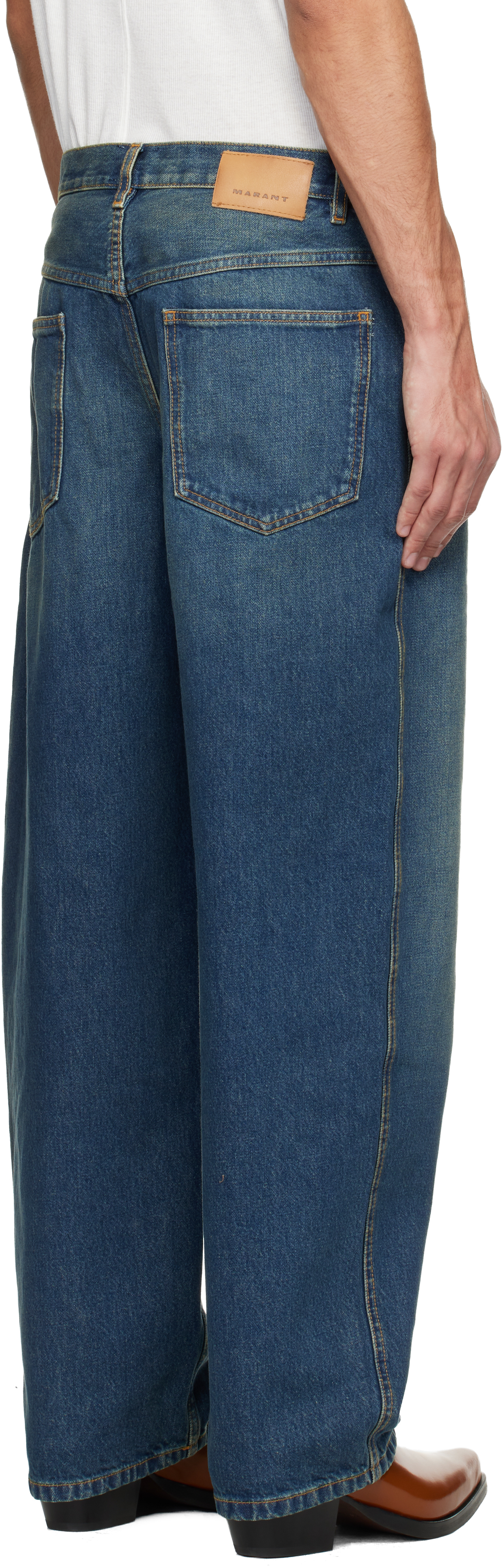 Isabel Marant Blue Jorjey Jeans In Blue