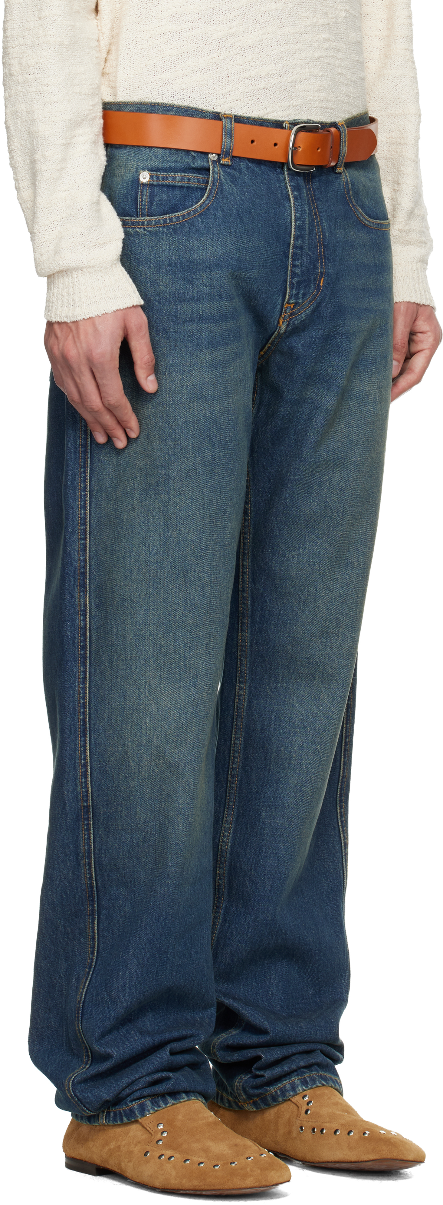 Isabel Marant Blue Jorjey Jeans In Blue