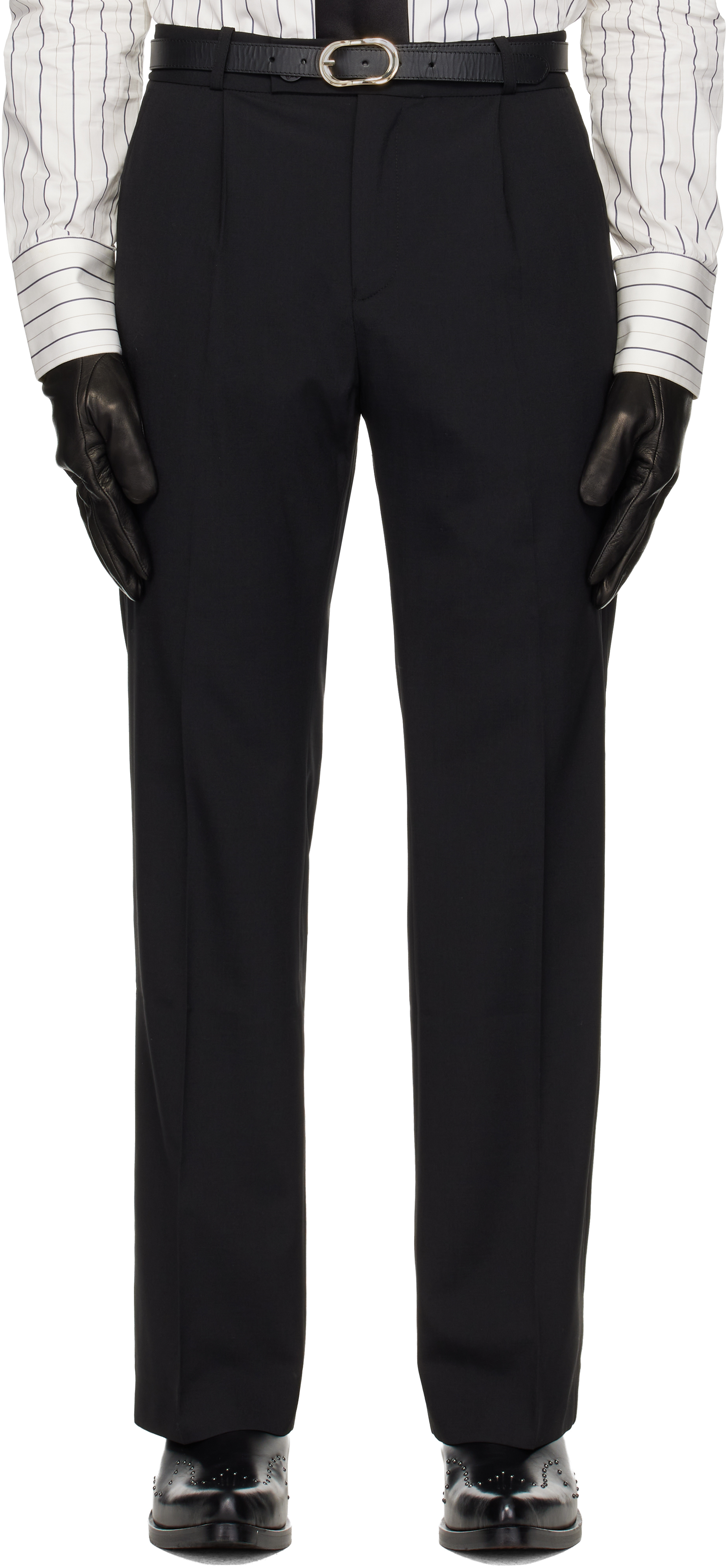 ernest-w-baker-black-pleated-