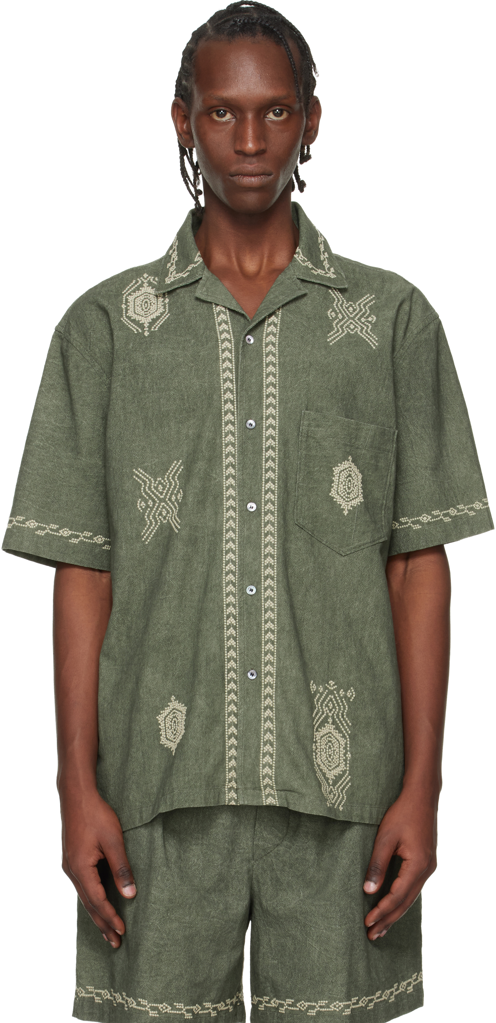 Isabel Marant: Green Zekim Shirt | SSENSE