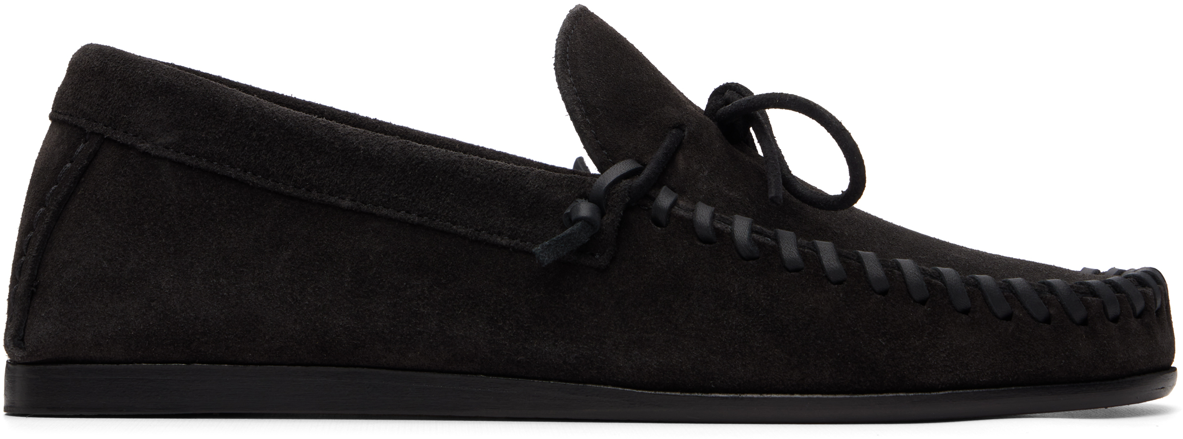 Isabel Marant: ブラック Fitzo ローファー | SSENSE 日本