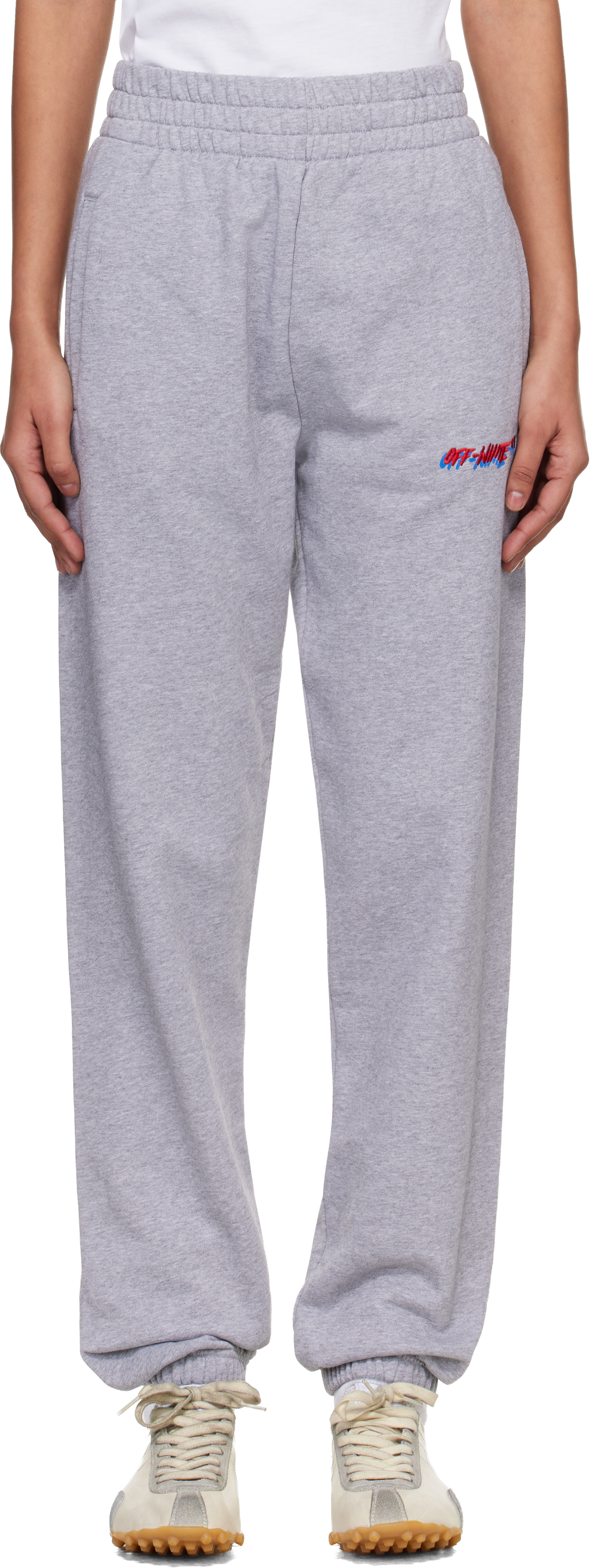 Off-White Gray Shadow Cuff Lounge Pants