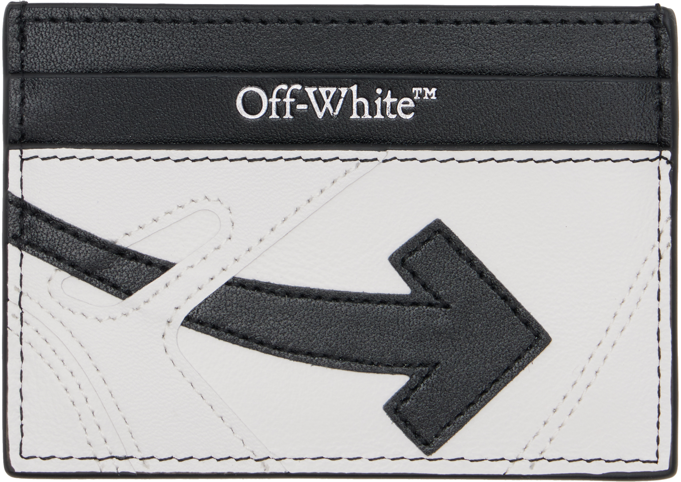 off-white カードケース Black 'OOO Sneaker' Card Holder by Off-White on Sale