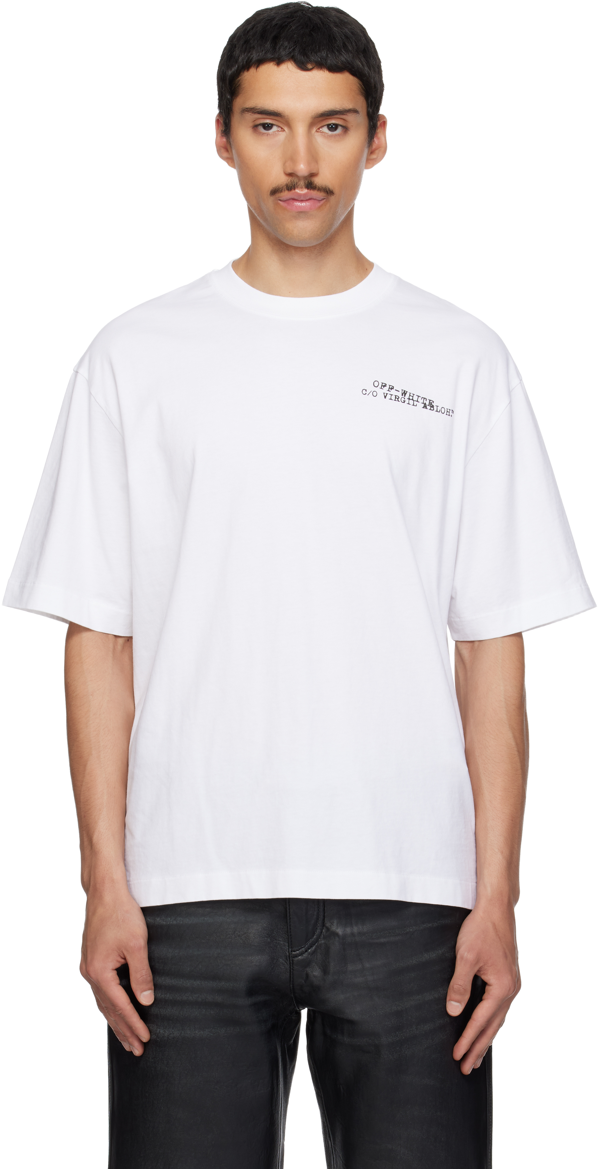 Off-Whiteのホワイト Type Machine Arrow Skate Tシャツがセール中