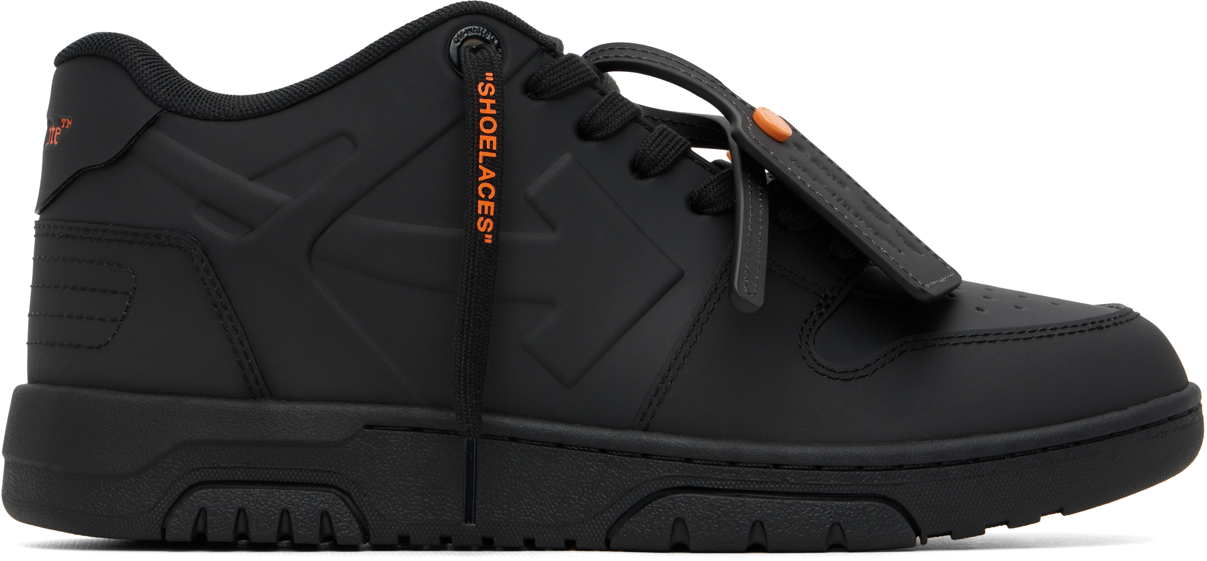 Off-White Black 'Out Of Office' Molded Sneakers