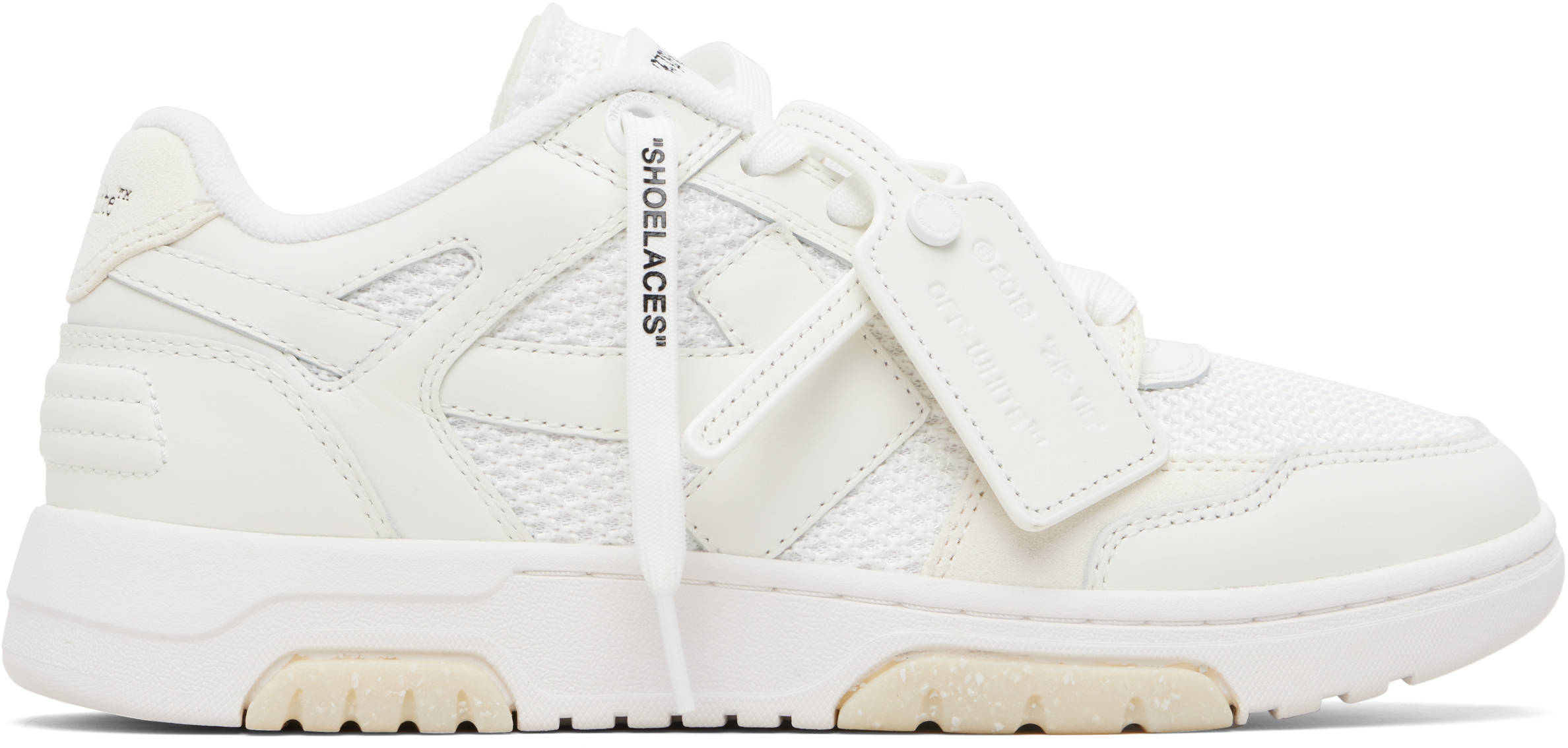 Off-White White & Off-White Slim Out Of Office Sneakers