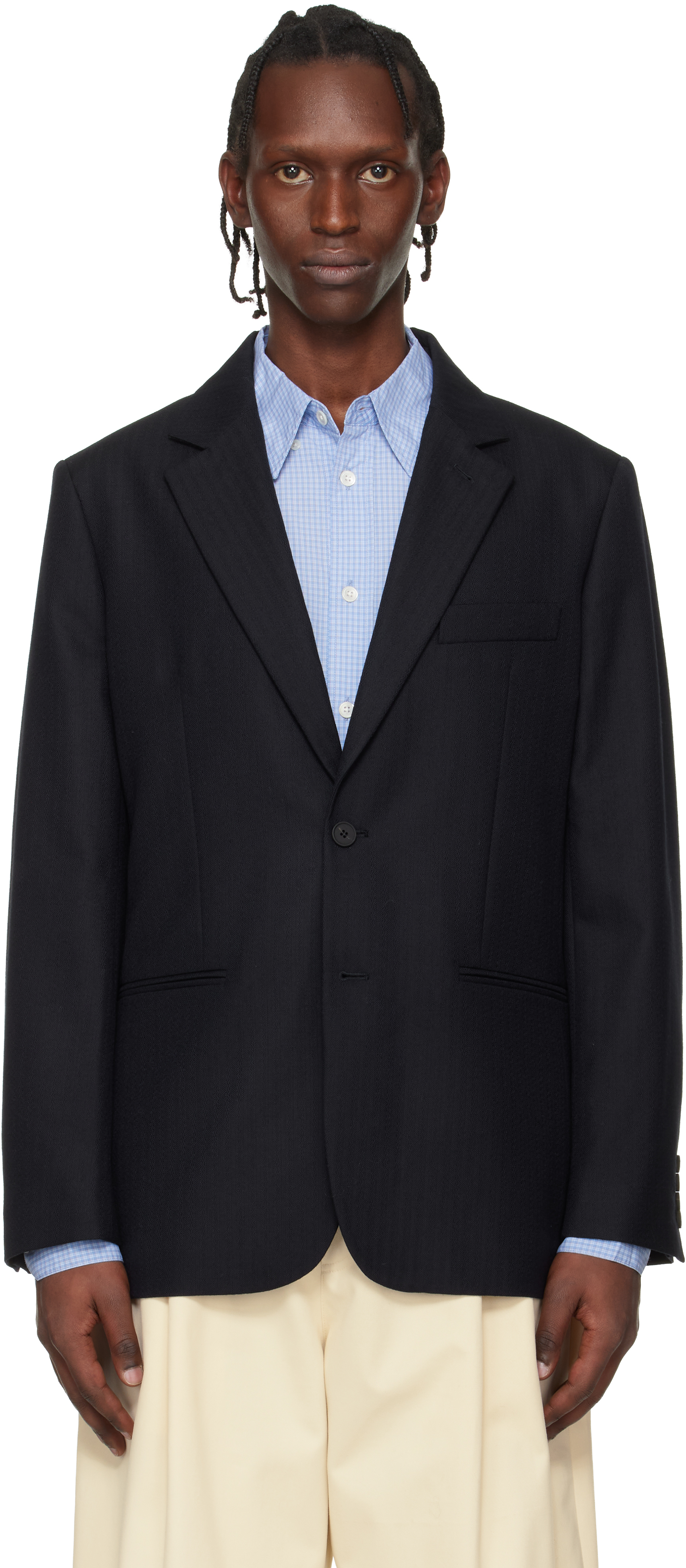 Studio Nicholson: ネイビー Aaron Levineエディション Burlington