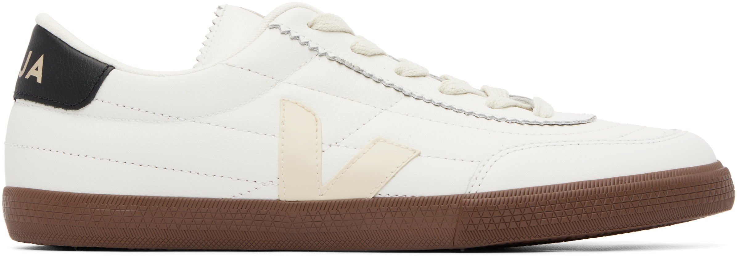 VEJA: Off-White Panenka Leather Sneakers | SSENSE