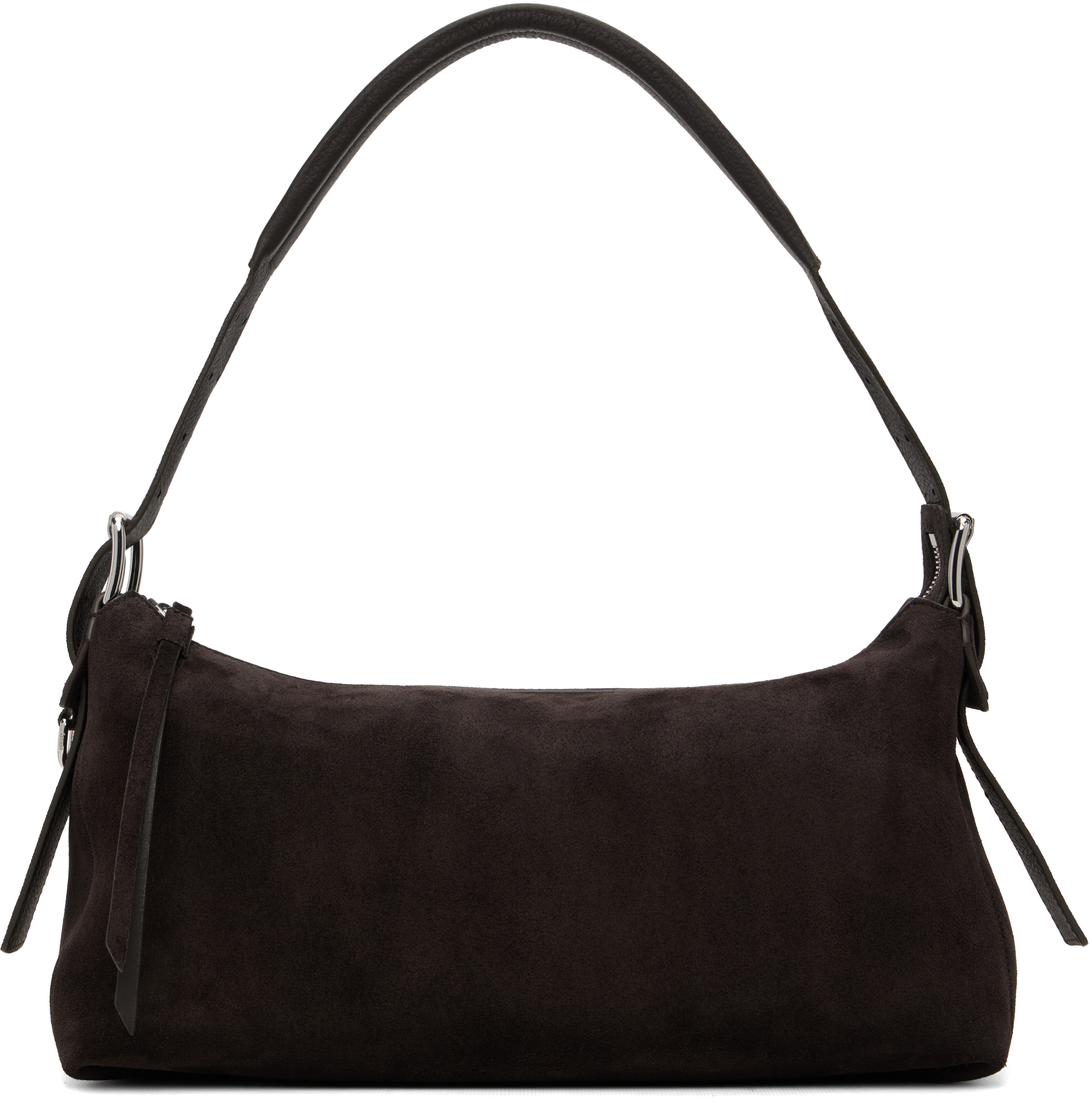 LEMAIRE: Brown Belted Baguette Bag | SSENSE