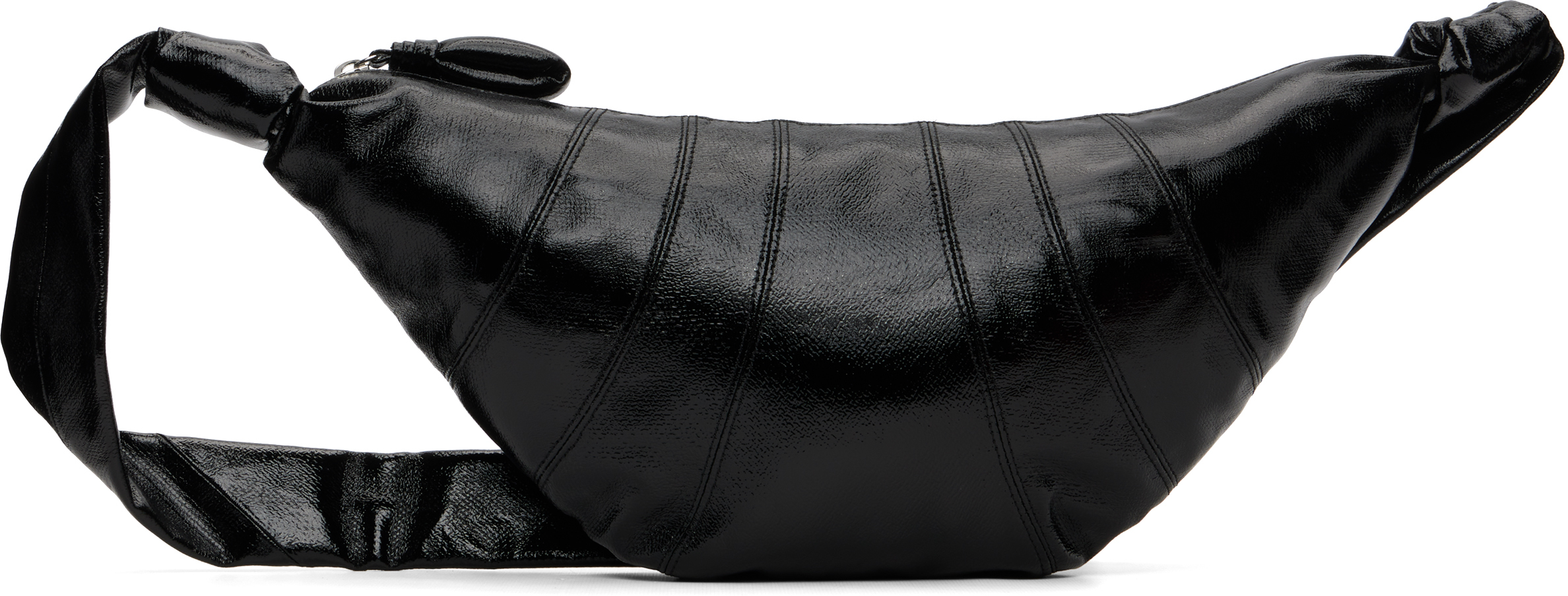 LEMAIRE: Black Medium Croissant Bag | SSENSE