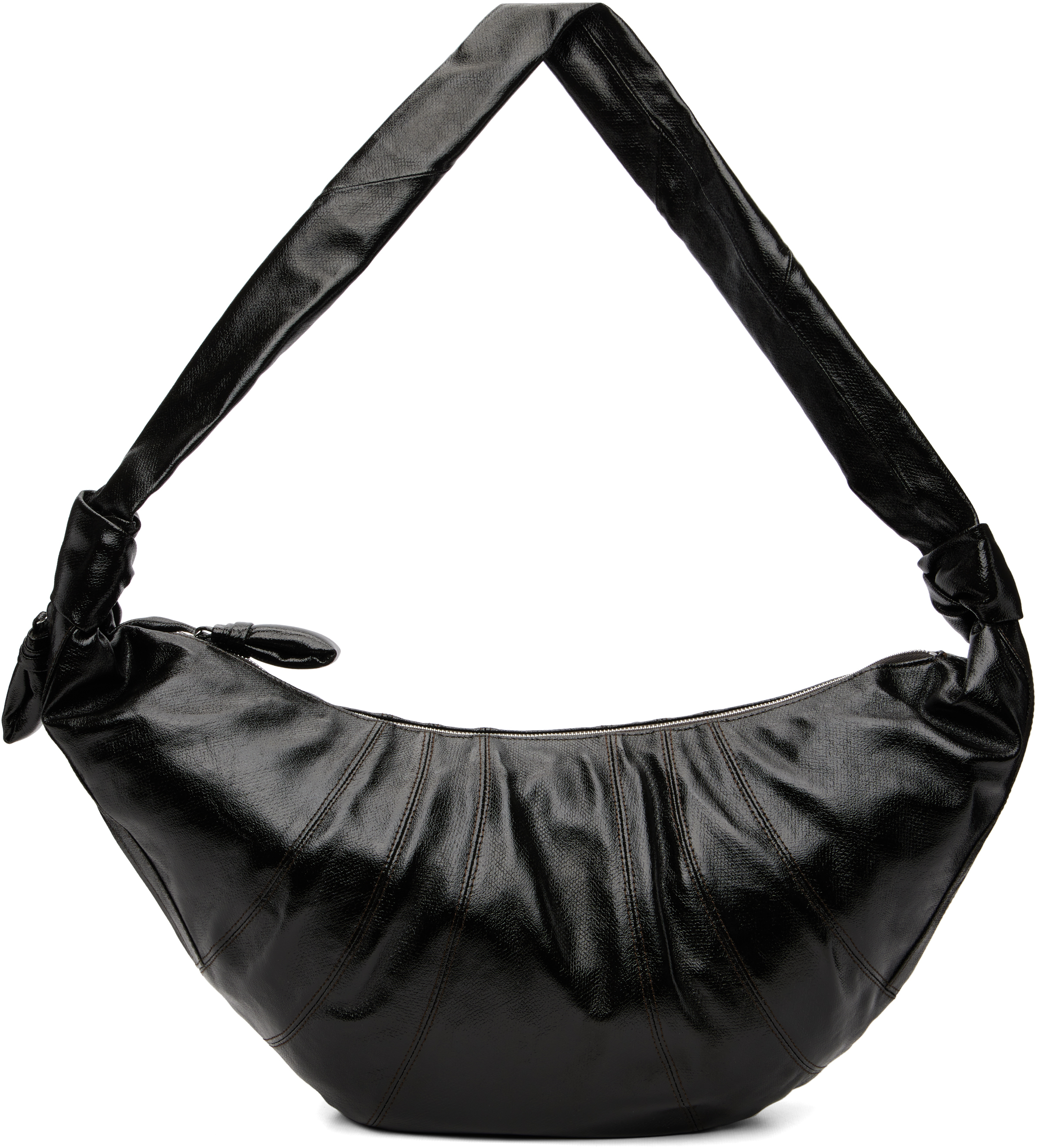 LEMAIRE: Brown Large Croissant Bag | SSENSE Canada