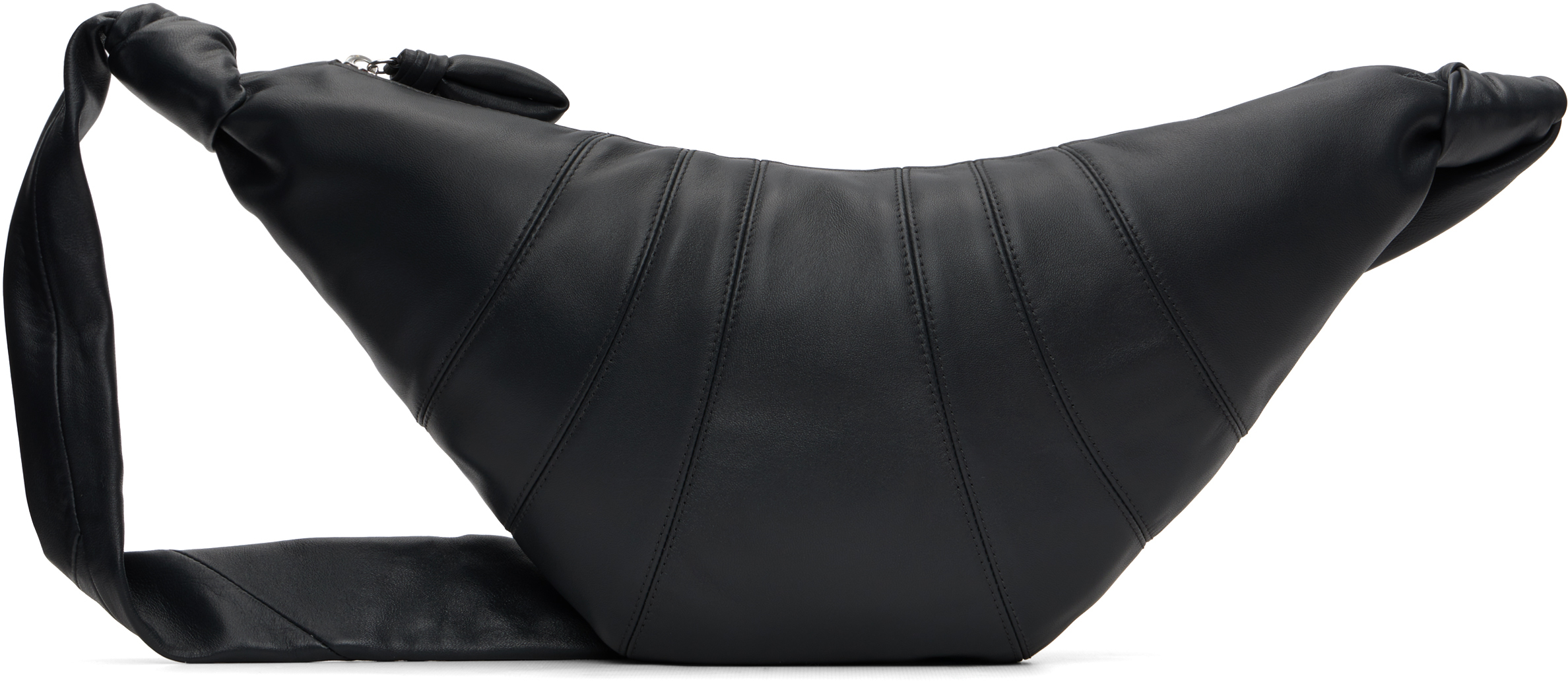 LEMAIRE: Gray Medium Croissant Bag | SSENSE Canada