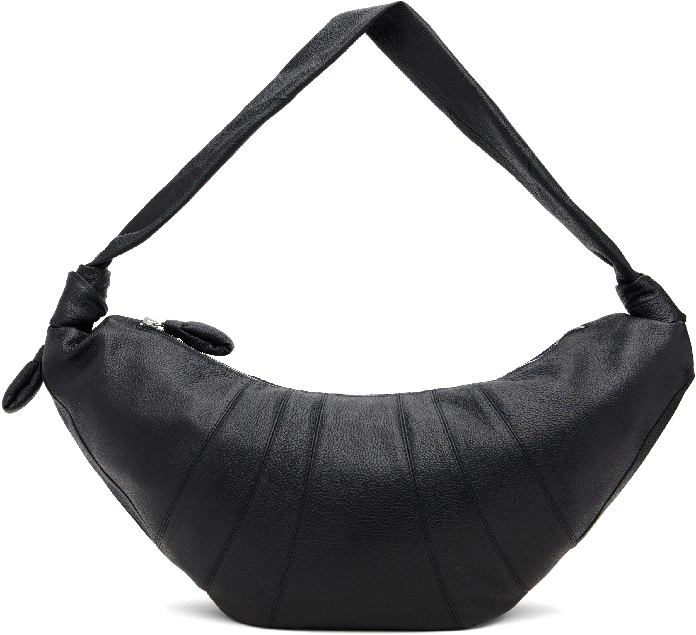 LEMAIRE: Black Large Croissant Bag | SSENSE Canada