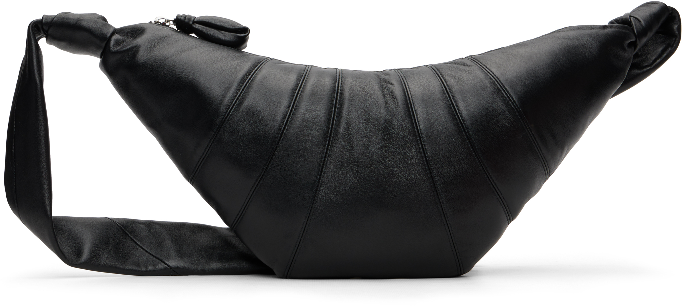 LEMAIRE: Black Medium Croissant Bag | SSENSE