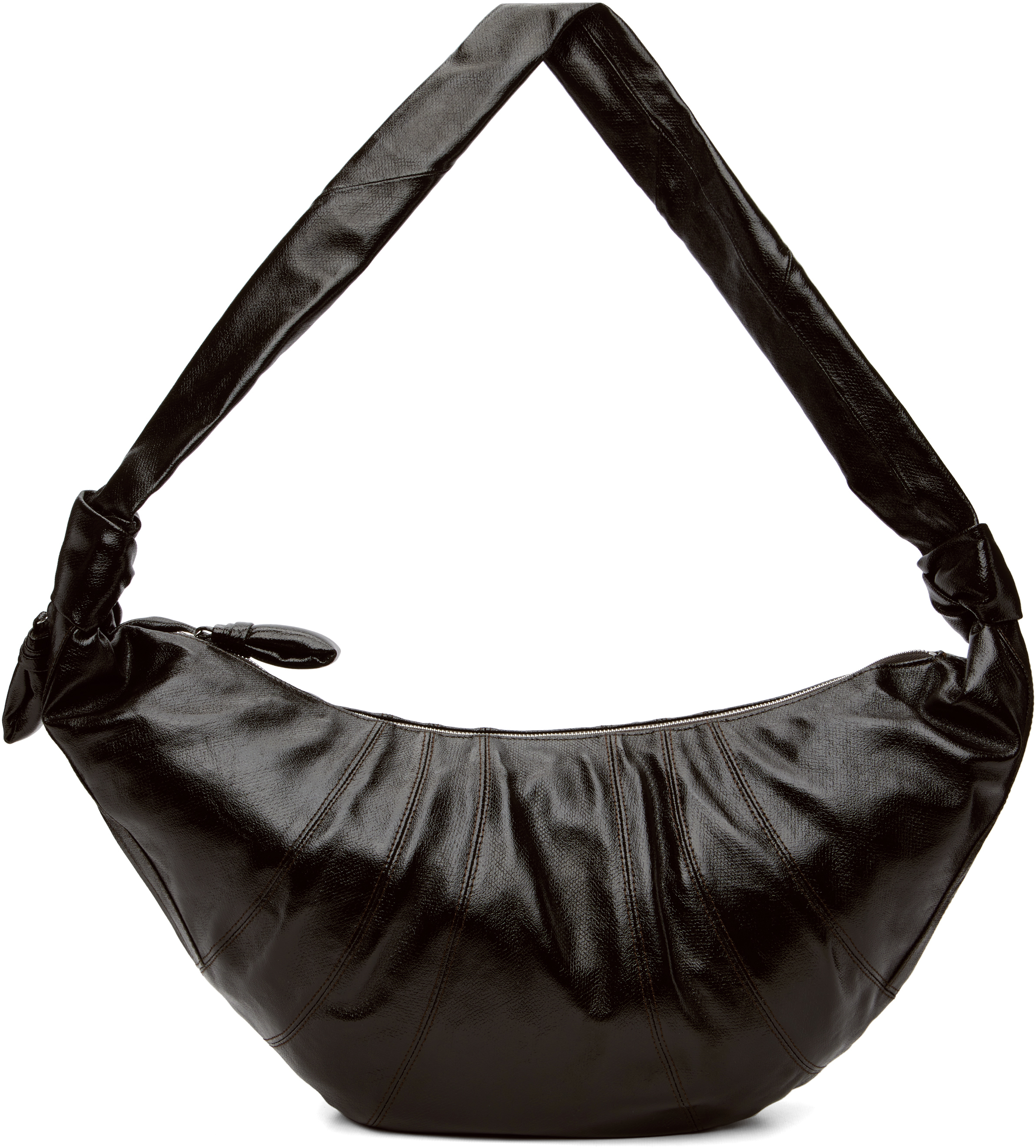 LEMAIRE: Brown Large Croissant Bag | SSENSE