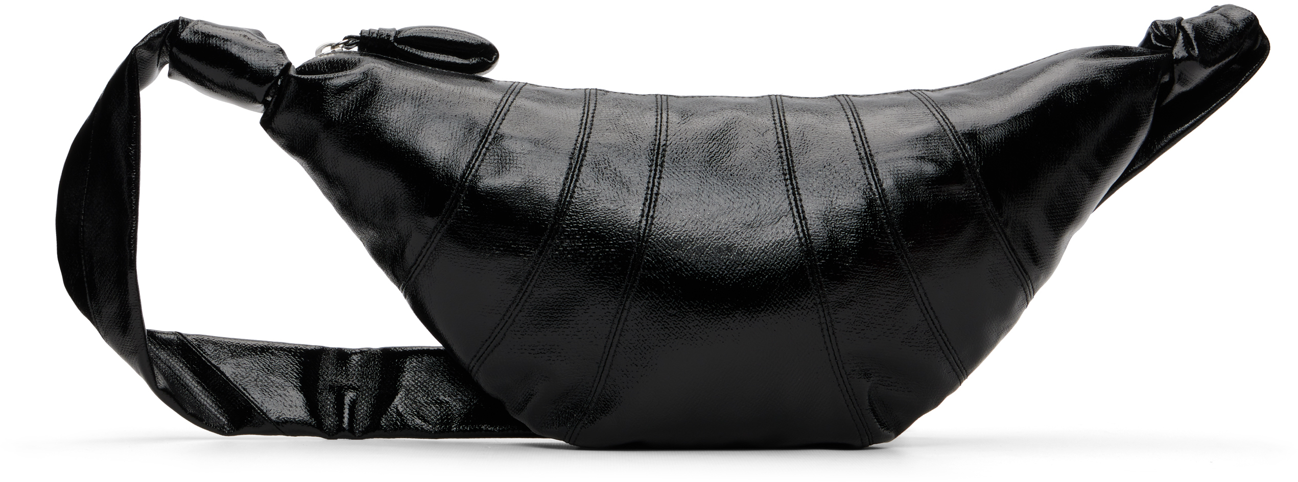 LEMAIRE: Black Medium Croissant Bag | SSENSE Canada