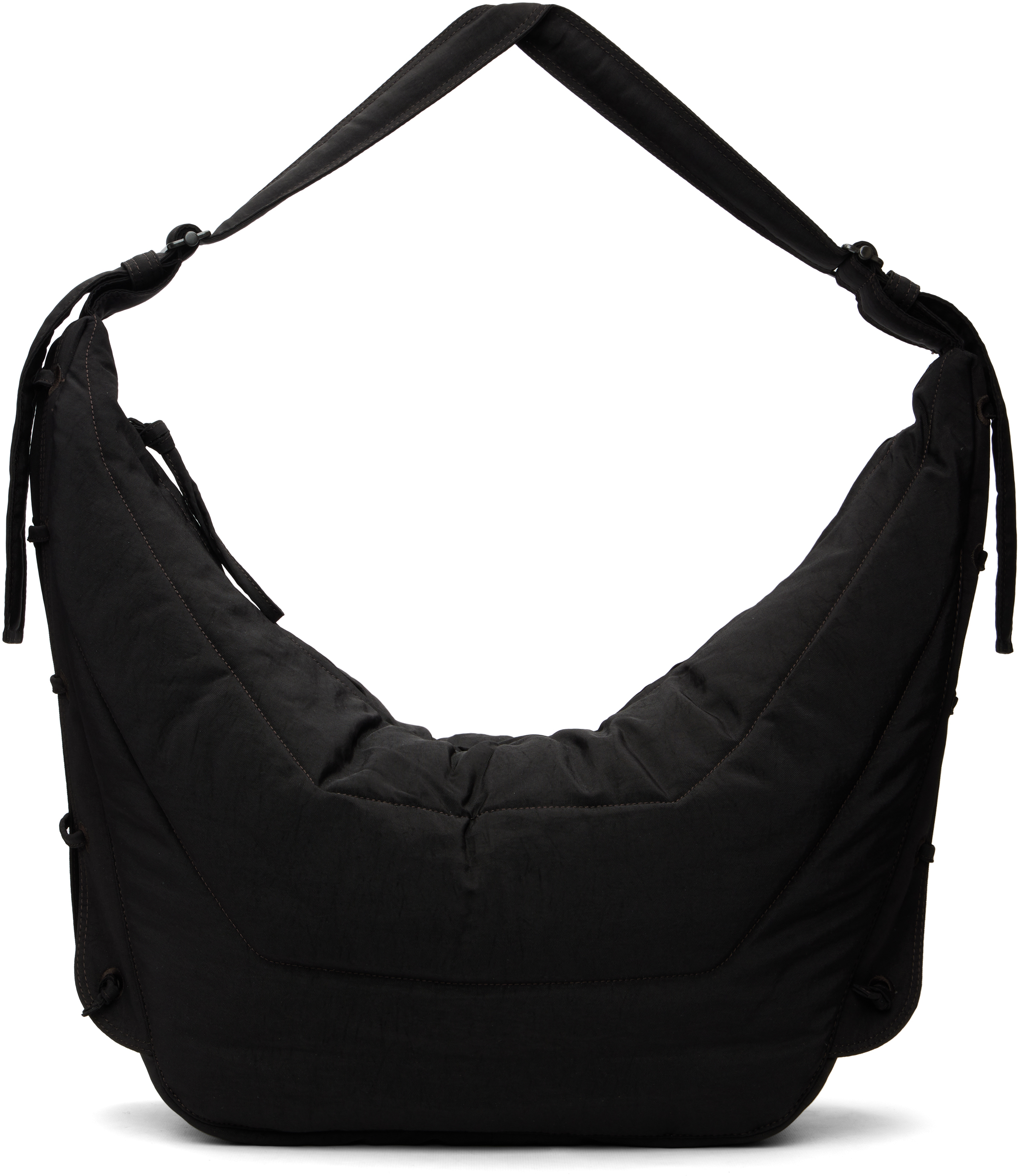 LEMAIRE: Brown Large Soft Game Bag | SSENSE
