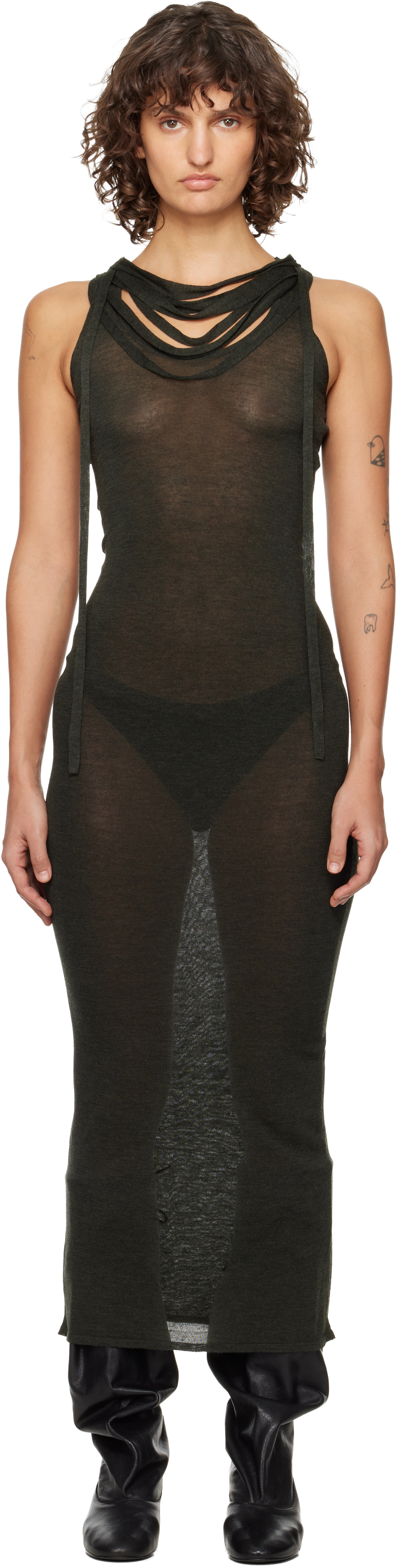 paloma wool ブラウンノースリーブミニワンピース paloma wool ブラウンノースリーブミニワンピース paloma wool