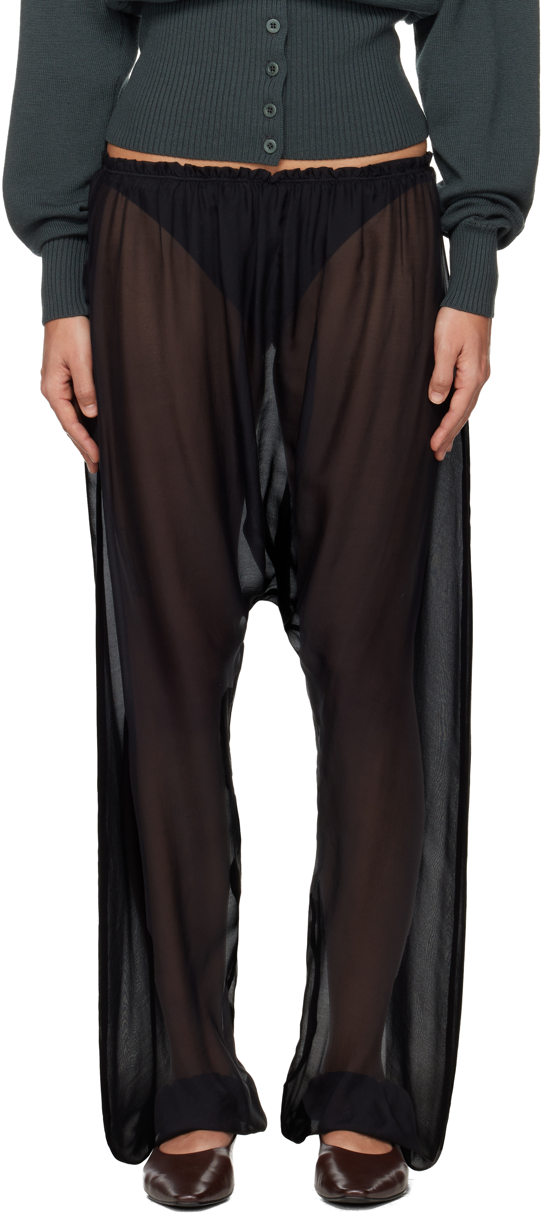 Paloma-wool ブラック フレアパンツ S Paloma-wool ブラック フレアパンツ S