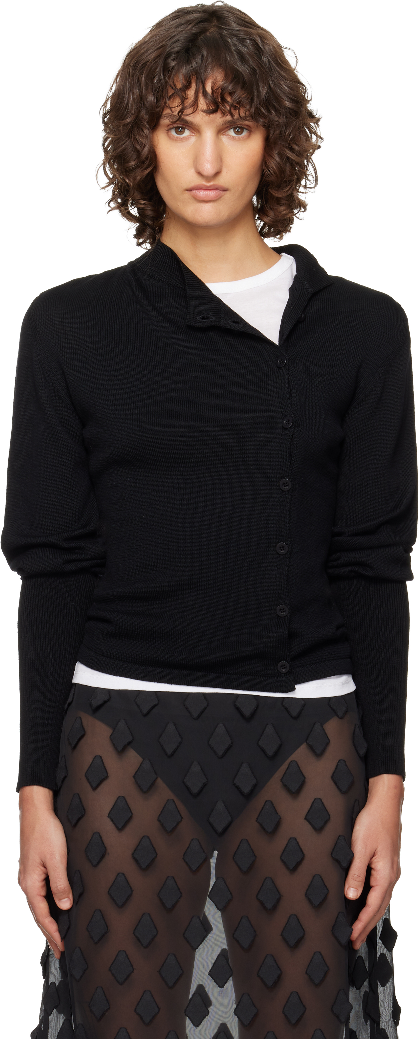 Paloma Wool: Black Gisela Cardigan | SSENSE