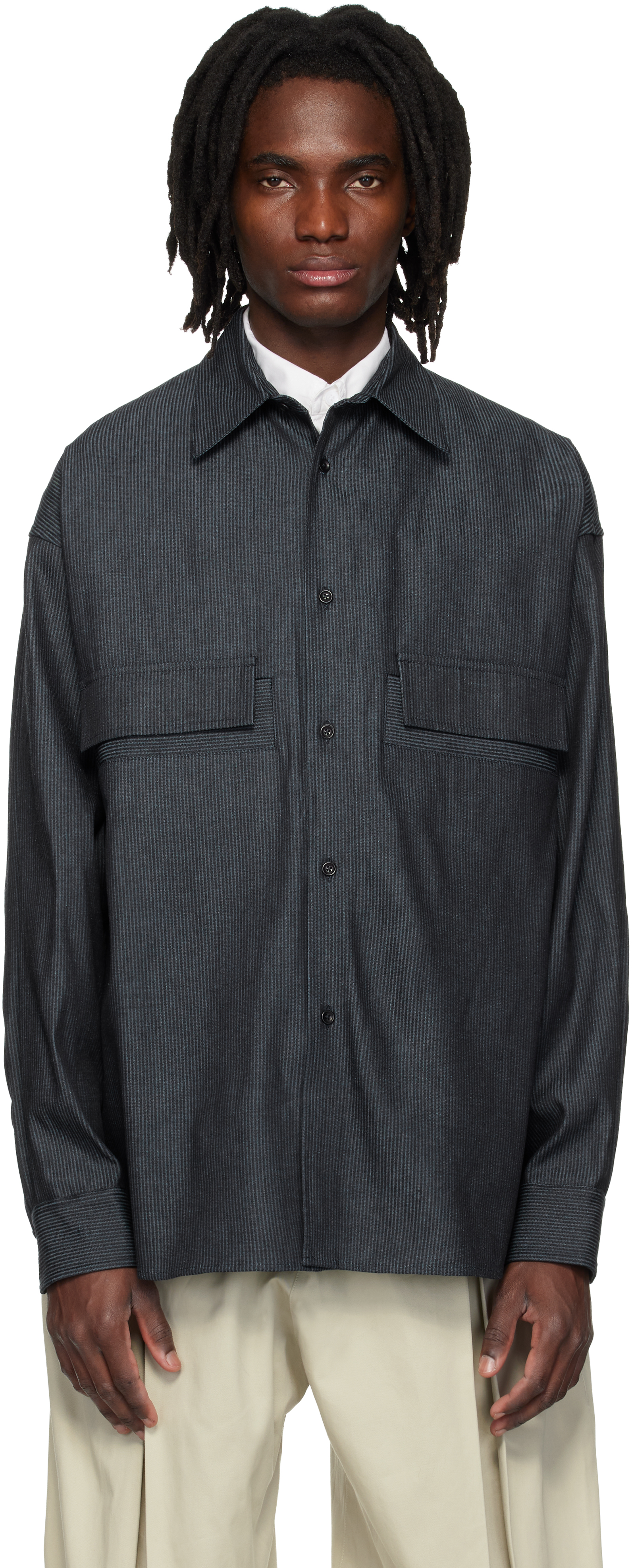 SAGE NATION ネイビー マウンテンパーカー Sage Nation for Men FW26 Collection | SSENSE 日本