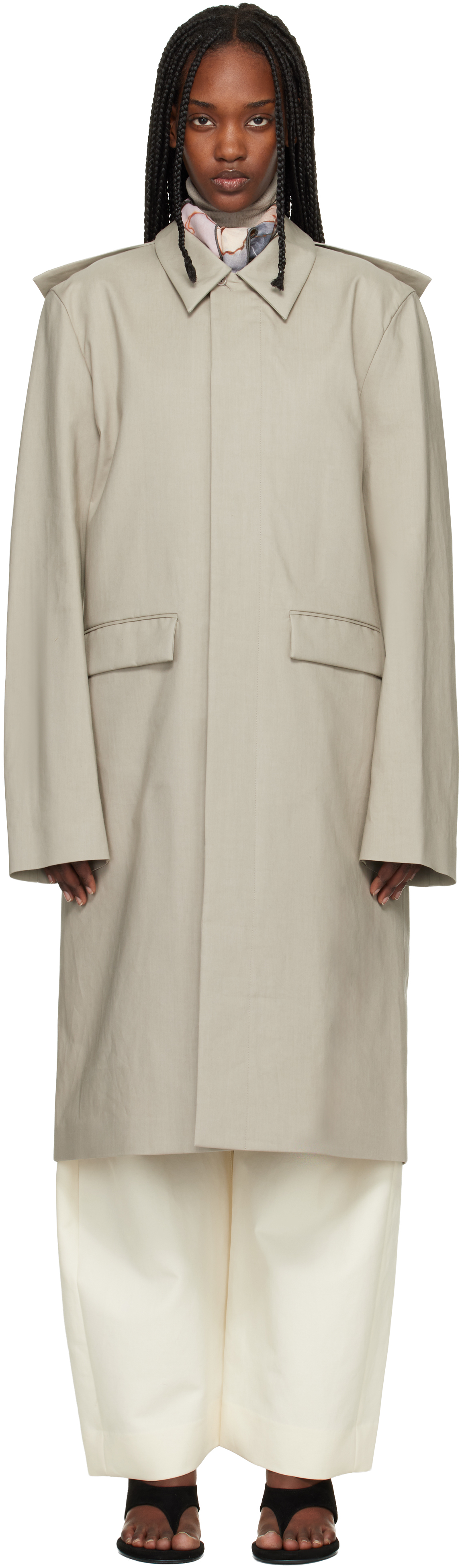 RAKINES 21aw ヘンプコットンウール　ロングコート RAKINES 2021年秋冬コレクション | 画像15枚 - FASHIONSNAP
