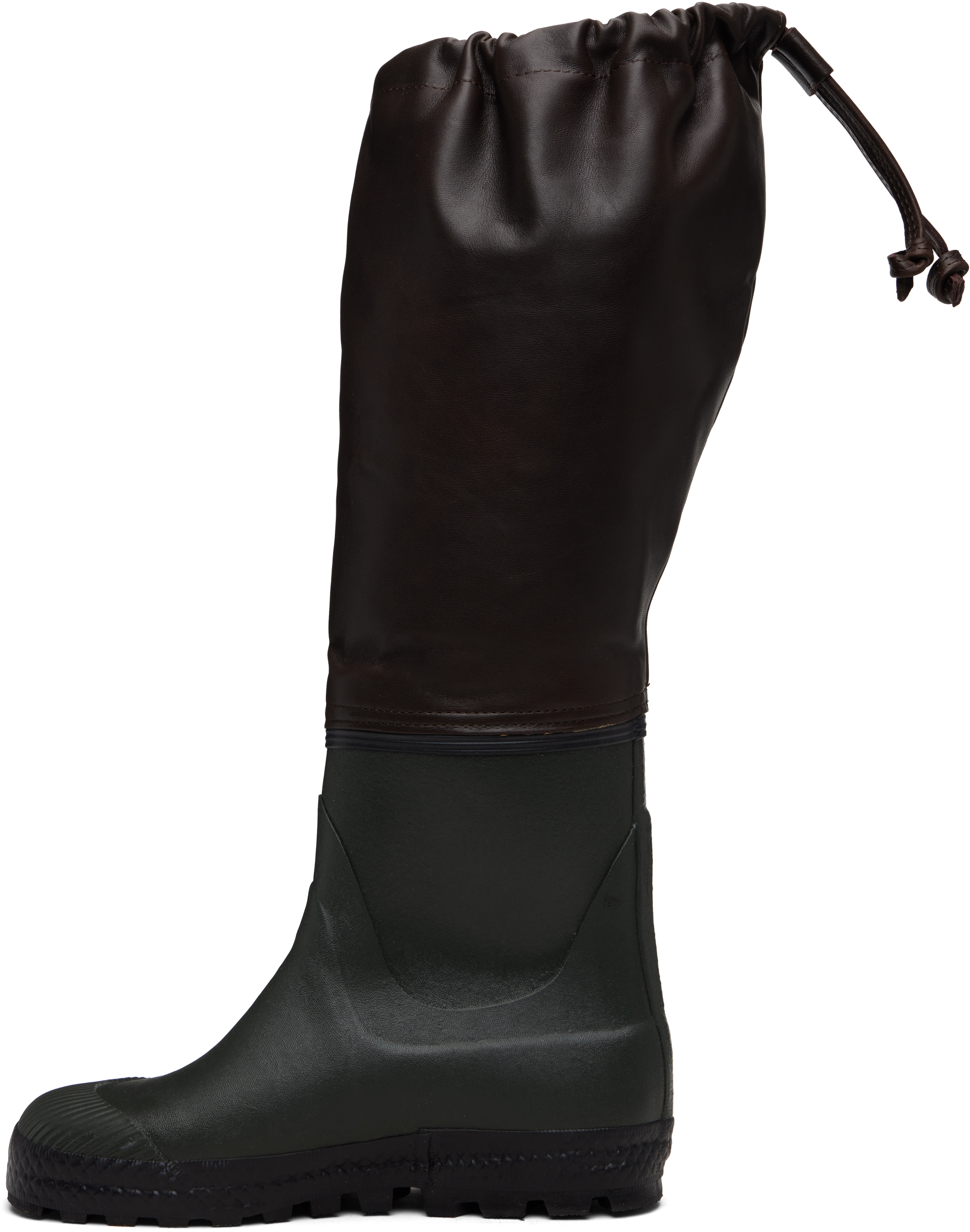 Rier Ssense Exclusive Brown Farmer Rain Tall Boots In Brown