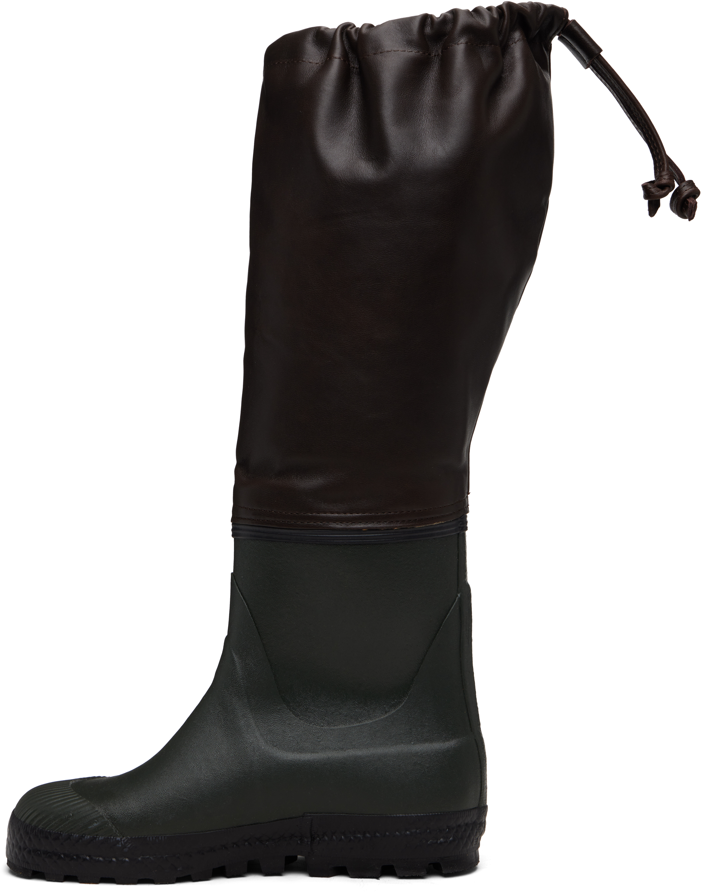 Rier Ssense Exclusive Brown Farmer Rain Boots In Brown