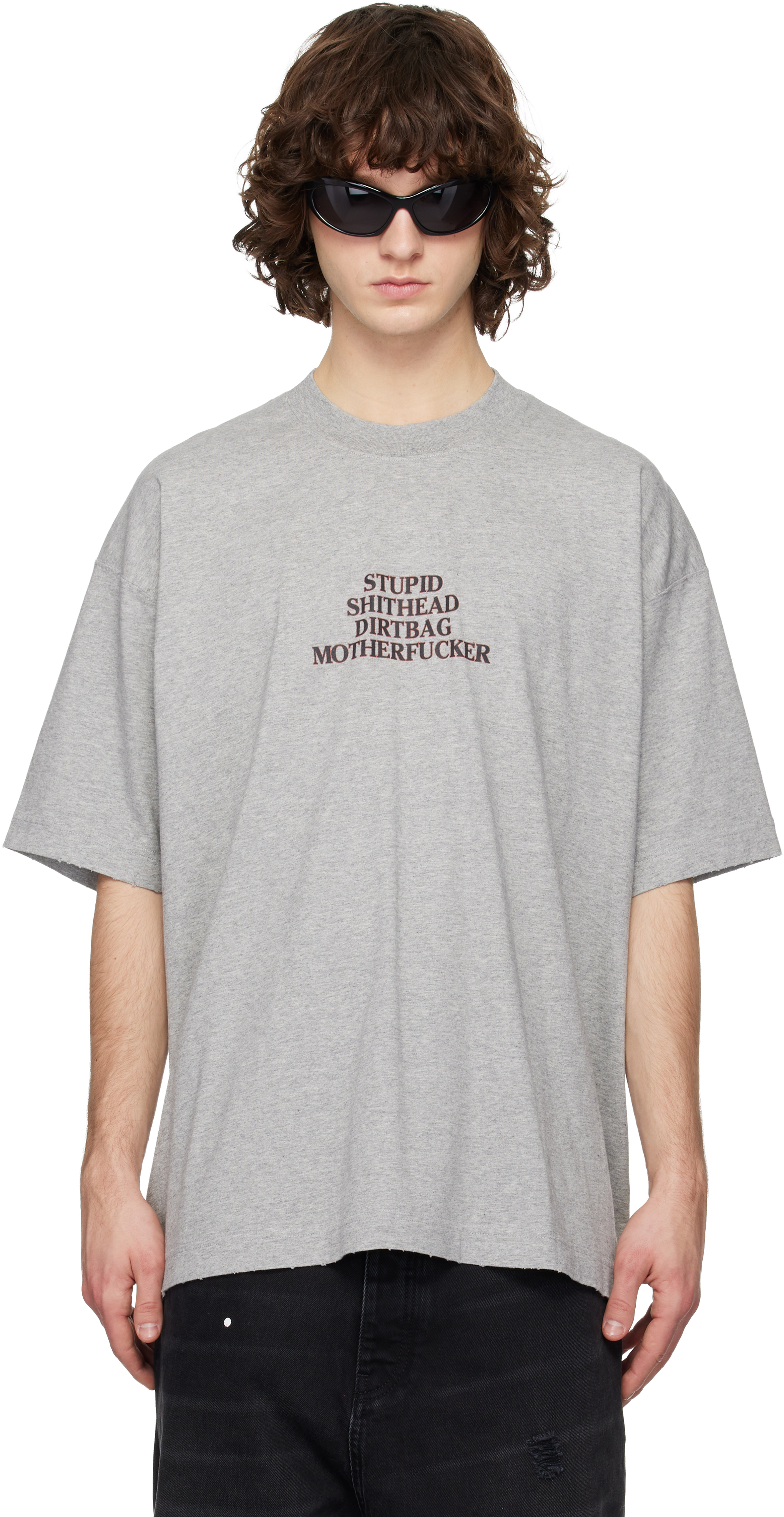 Gray MF T-shirt by VETEMENTS on Sale